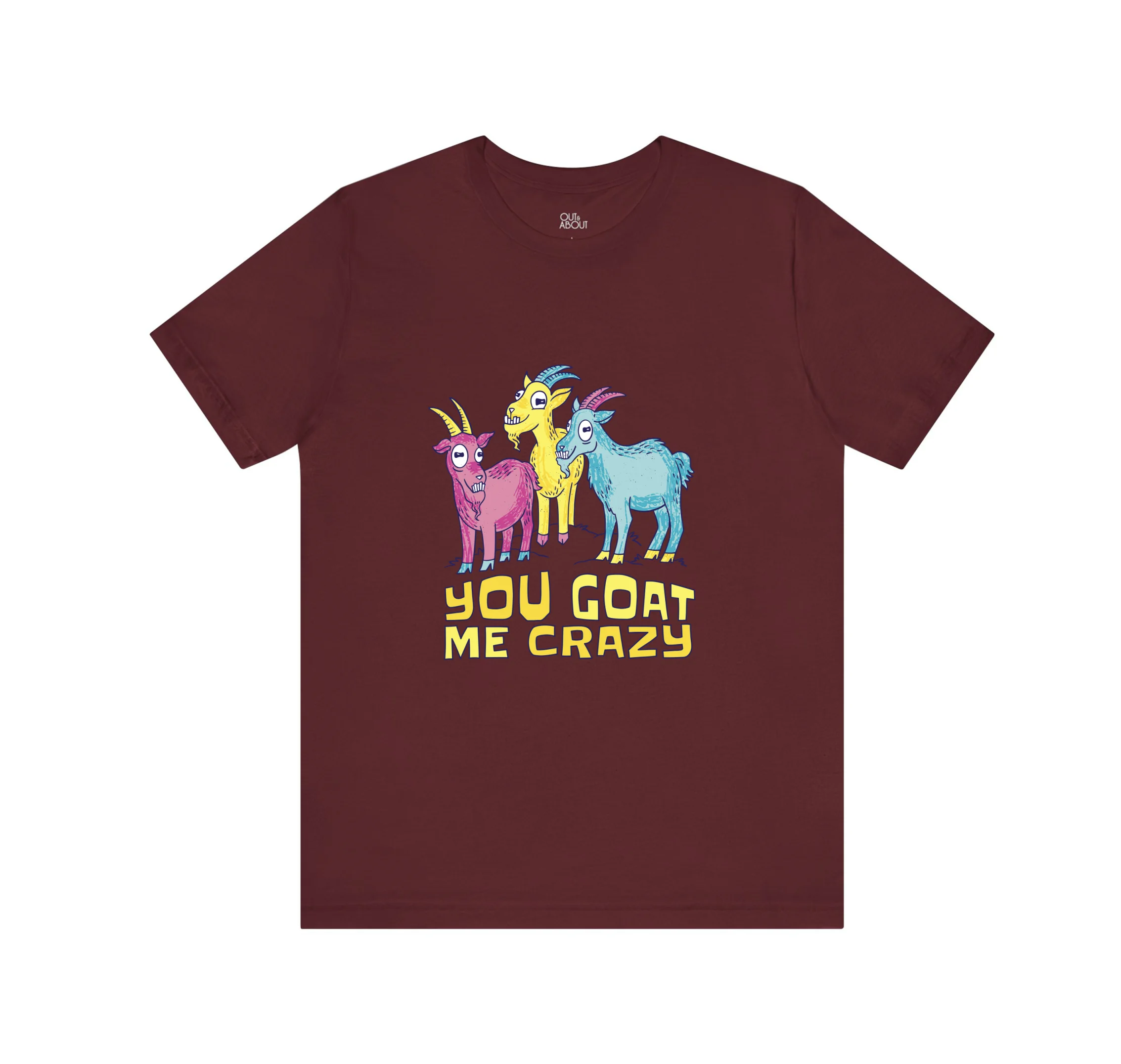 בייסיק טי you goat me crazy בייסיק טי you goat me crazy