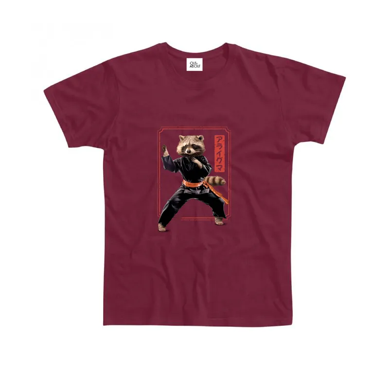 Kungfu Raccoon Basic Tee