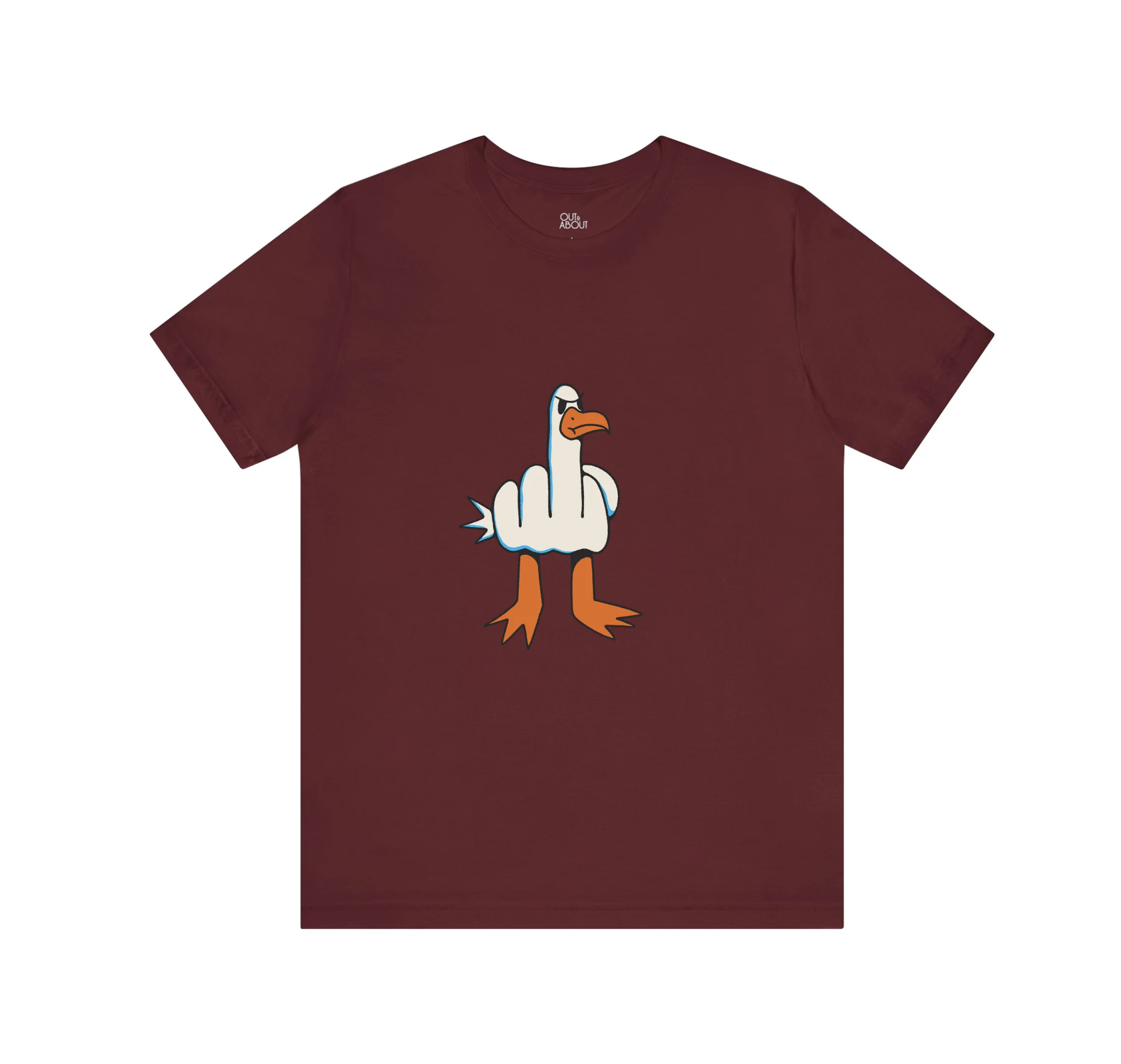 חולצה שחף אצבע שלישית