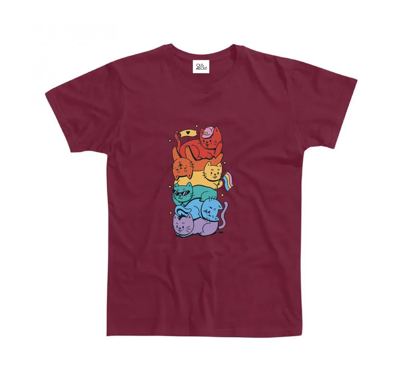 Basic pride cats tee