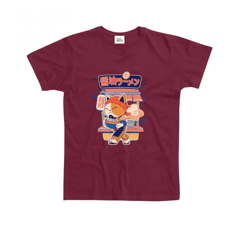 Basic T-shirt Cat Ramen