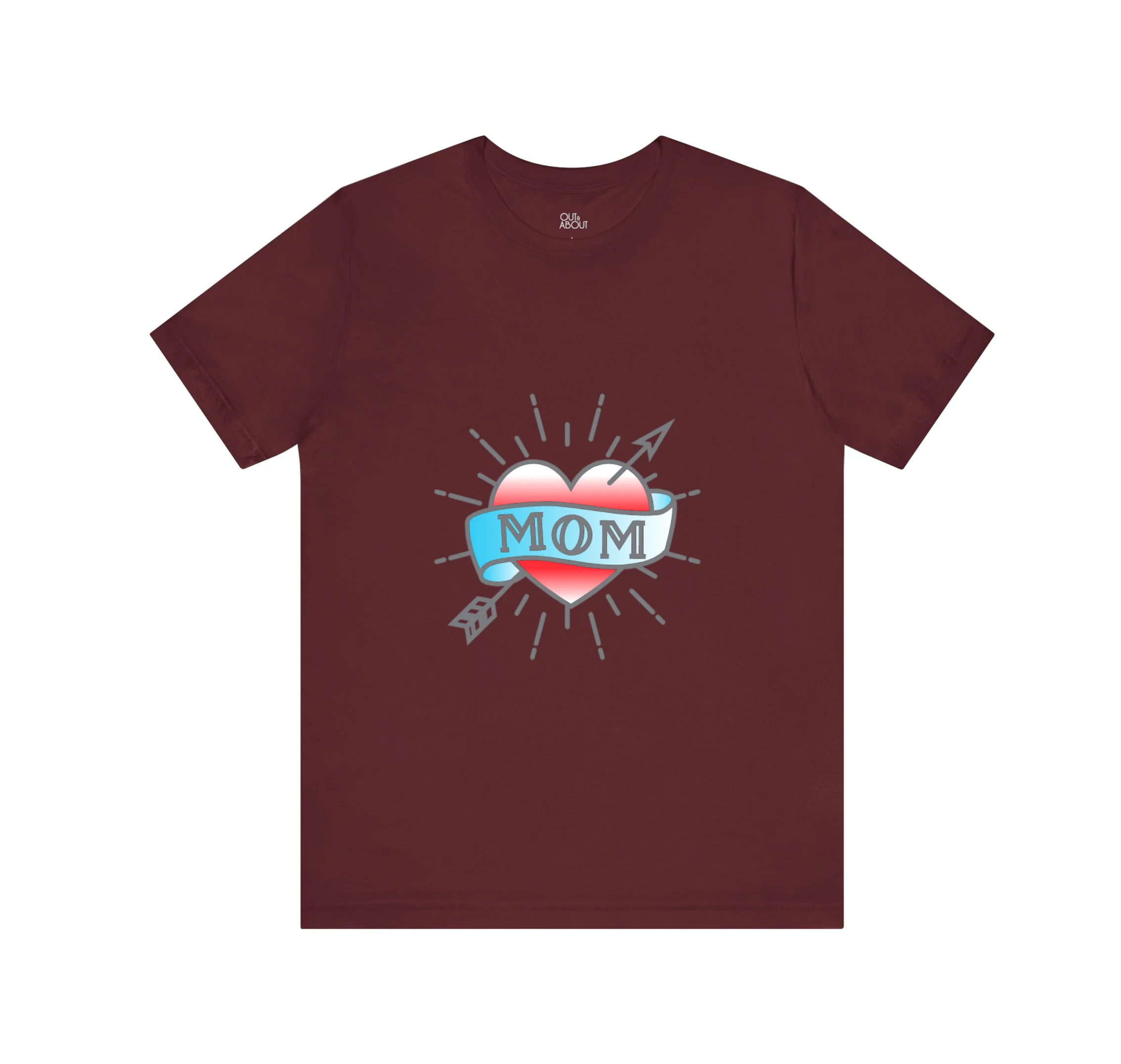 חולצה קעקוע אמא לב חולצה קעקוע אמא לב