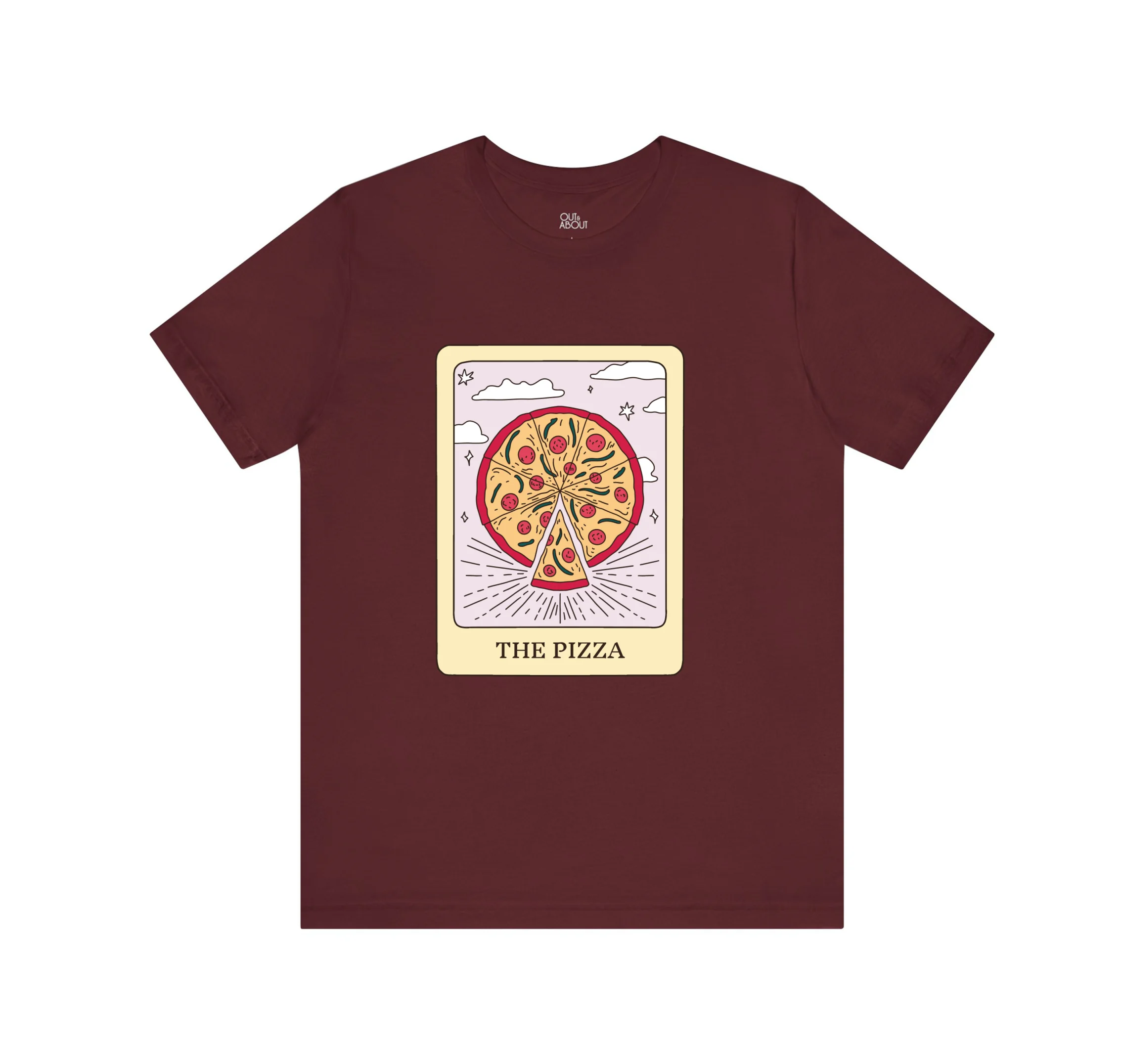 חולצה קלף טארוט הפיצה חולצה קלף טארוט הפיצה