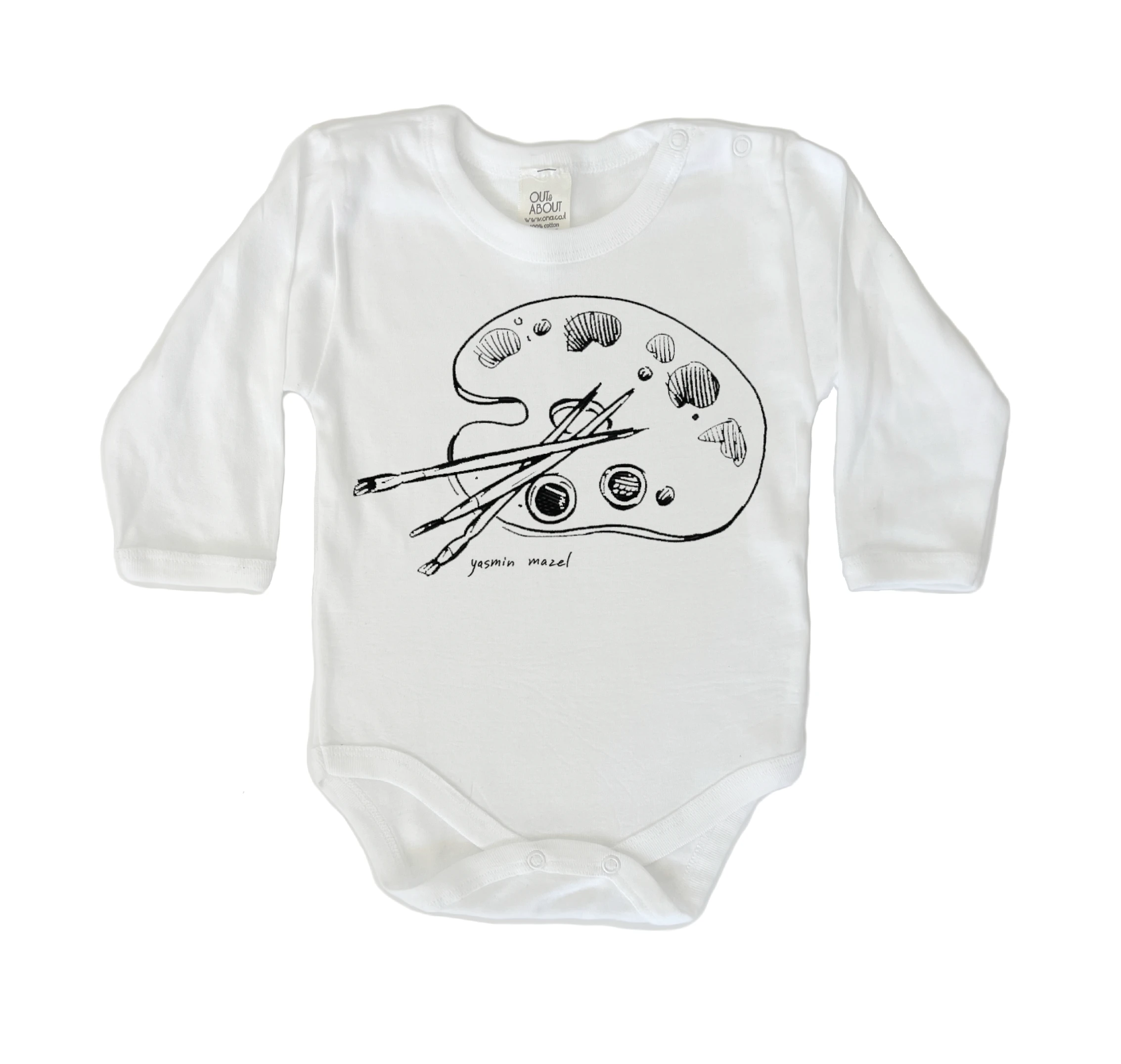 בגד גוף צבעי שמן בגד גוף צבעי שמן