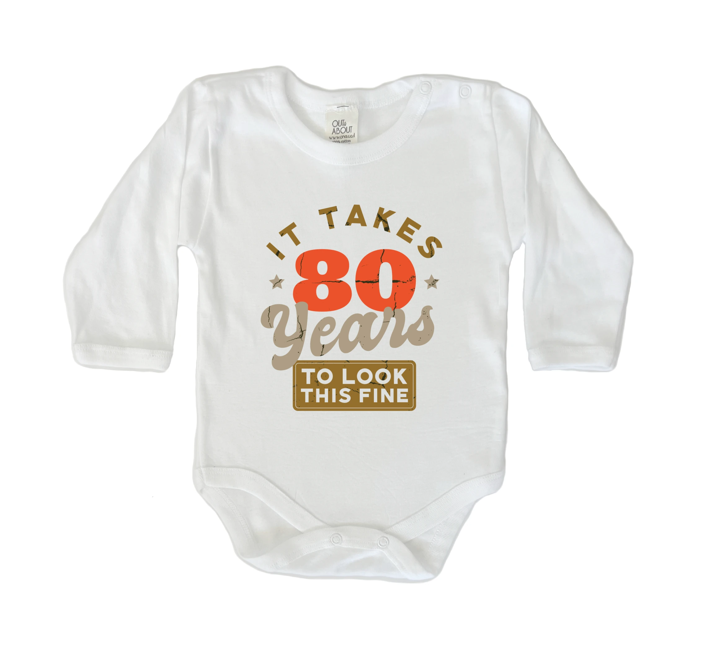 בגד גוף יום הולדת 80