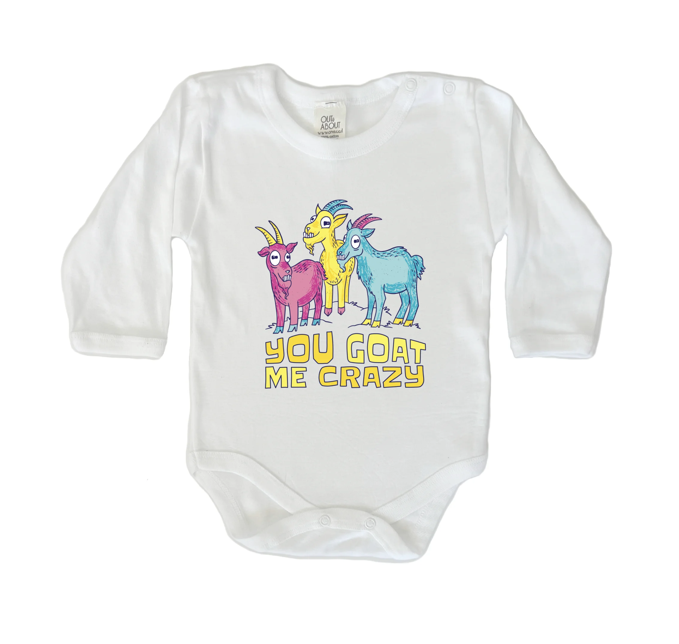 בגד גוף you goat me crazy