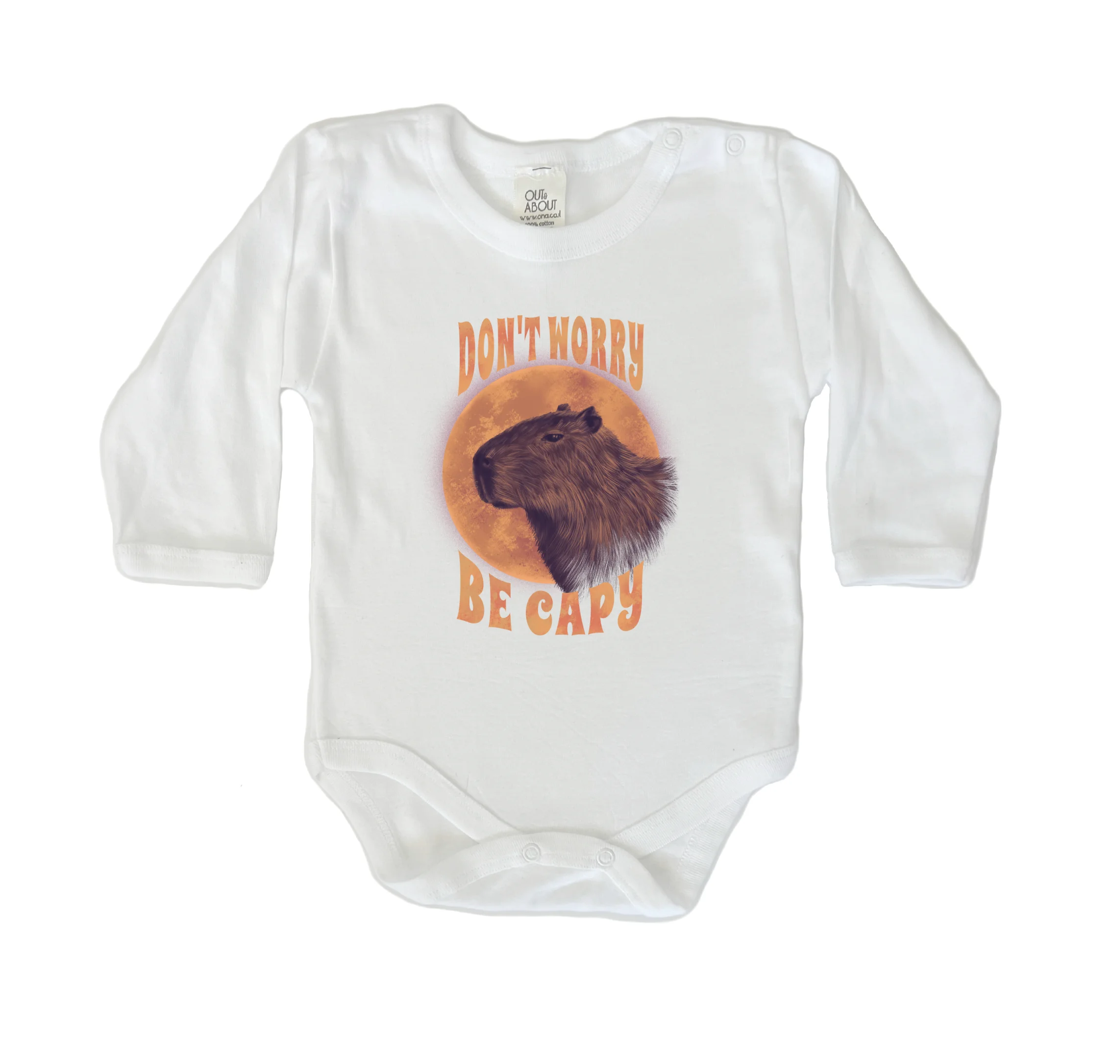 בגד גוף dont worry be capy