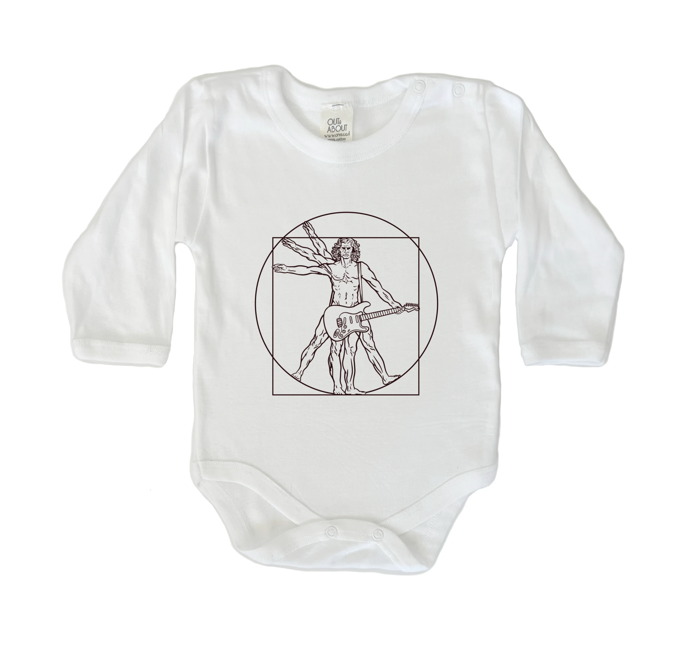 בגד גוף גיטארה דה וינצי בגד גוף גיטארה דה וינצי