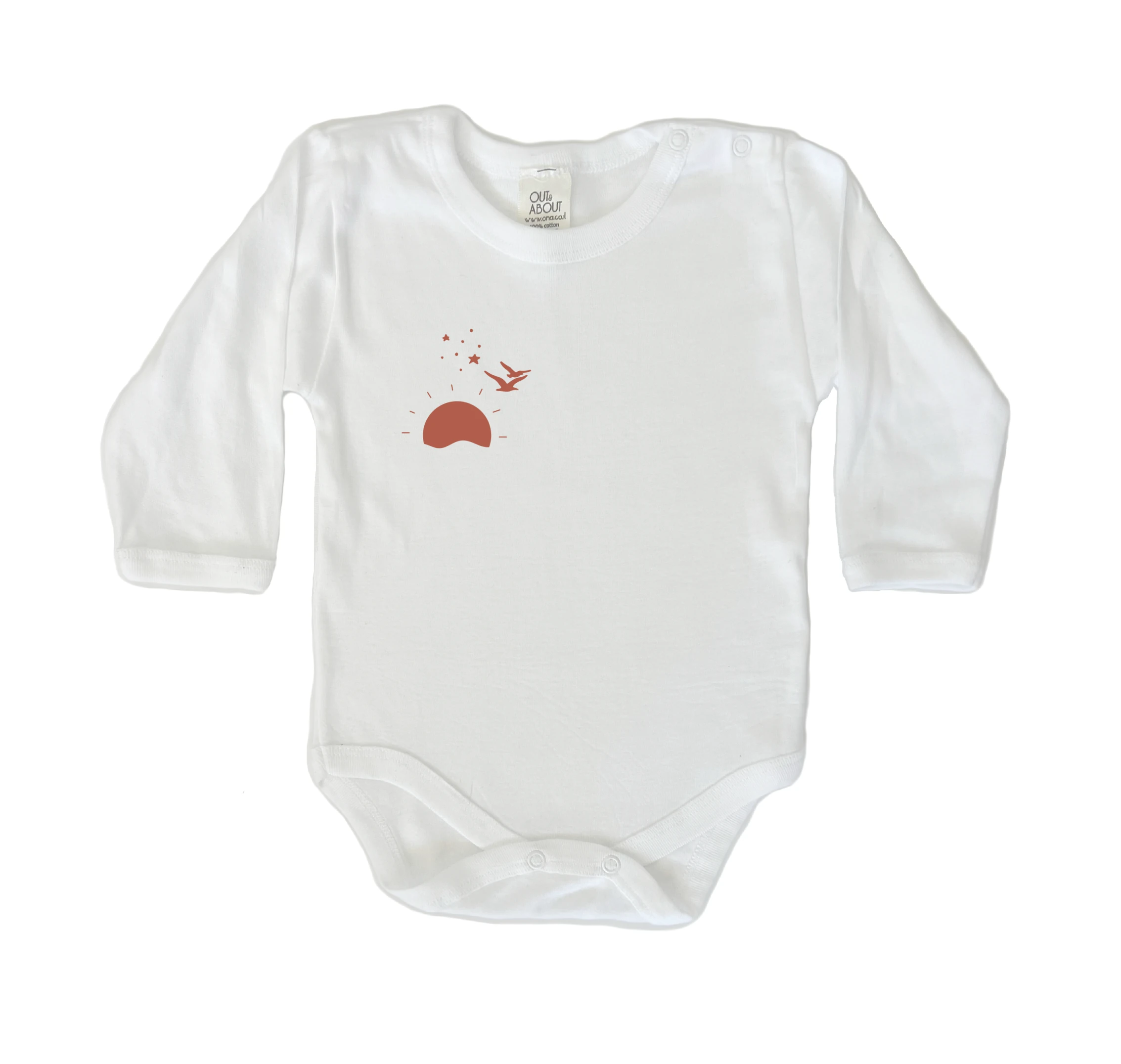 בגד גוף שקיעה מינימליסטית בגד גוף שקיעה מינימליסטית