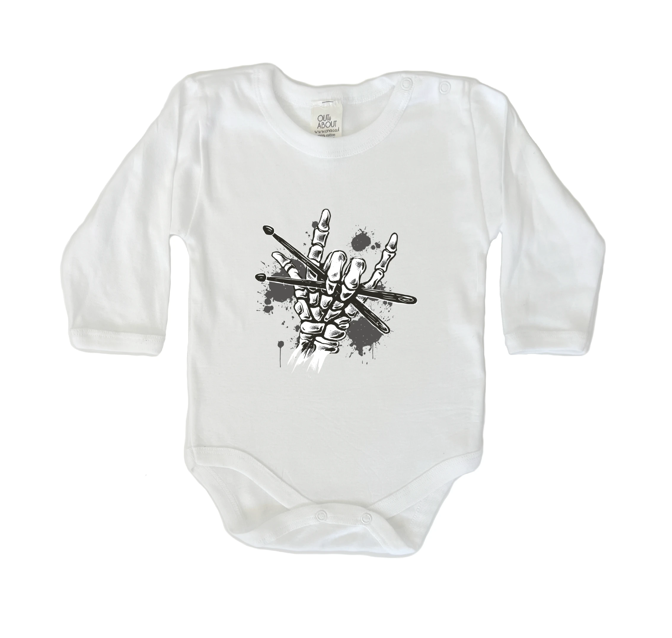 בגד גוף יד שלד המתופף