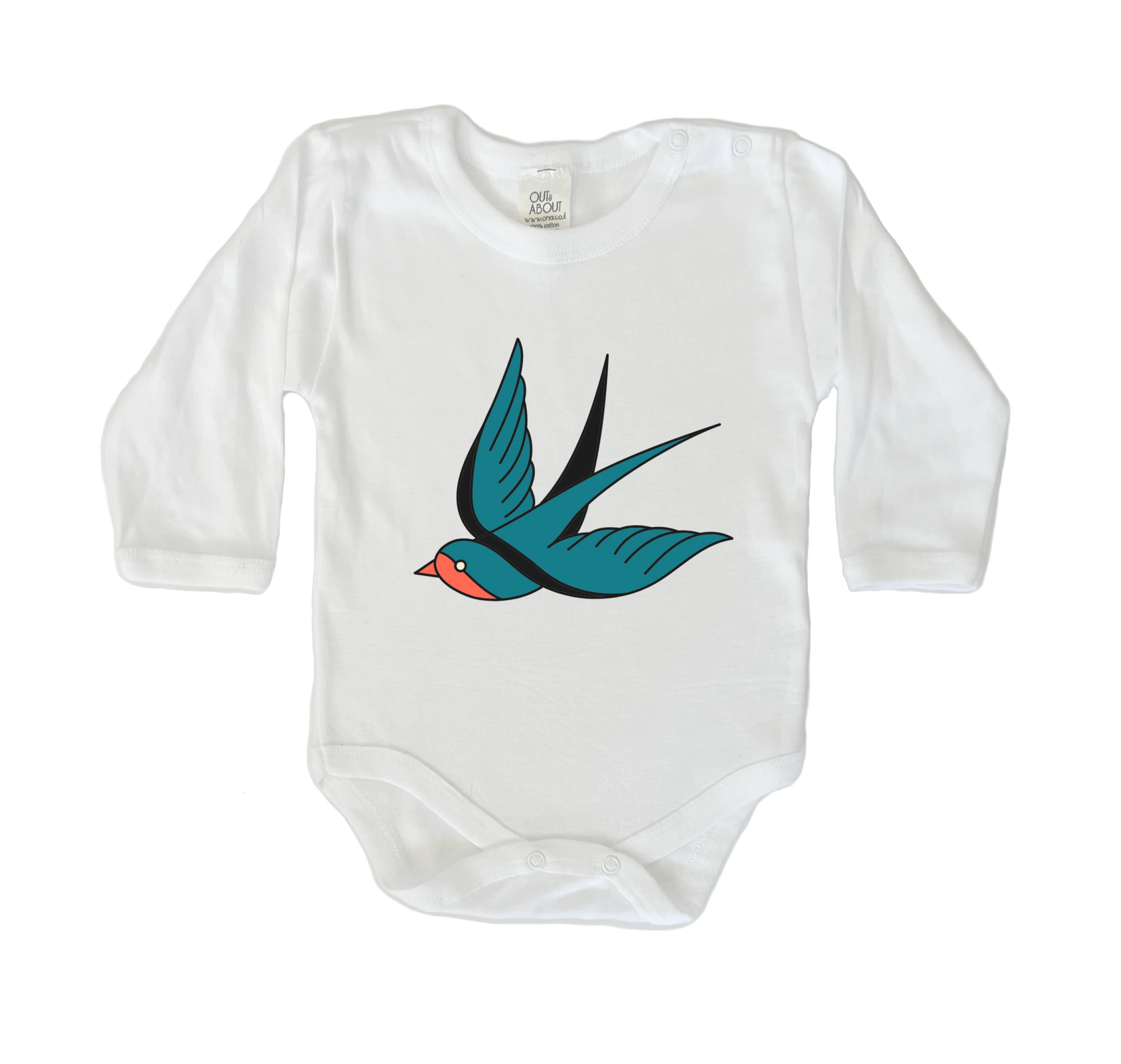 בגד גוף קעקוע סנונית בגד גוף קעקוע סנונית