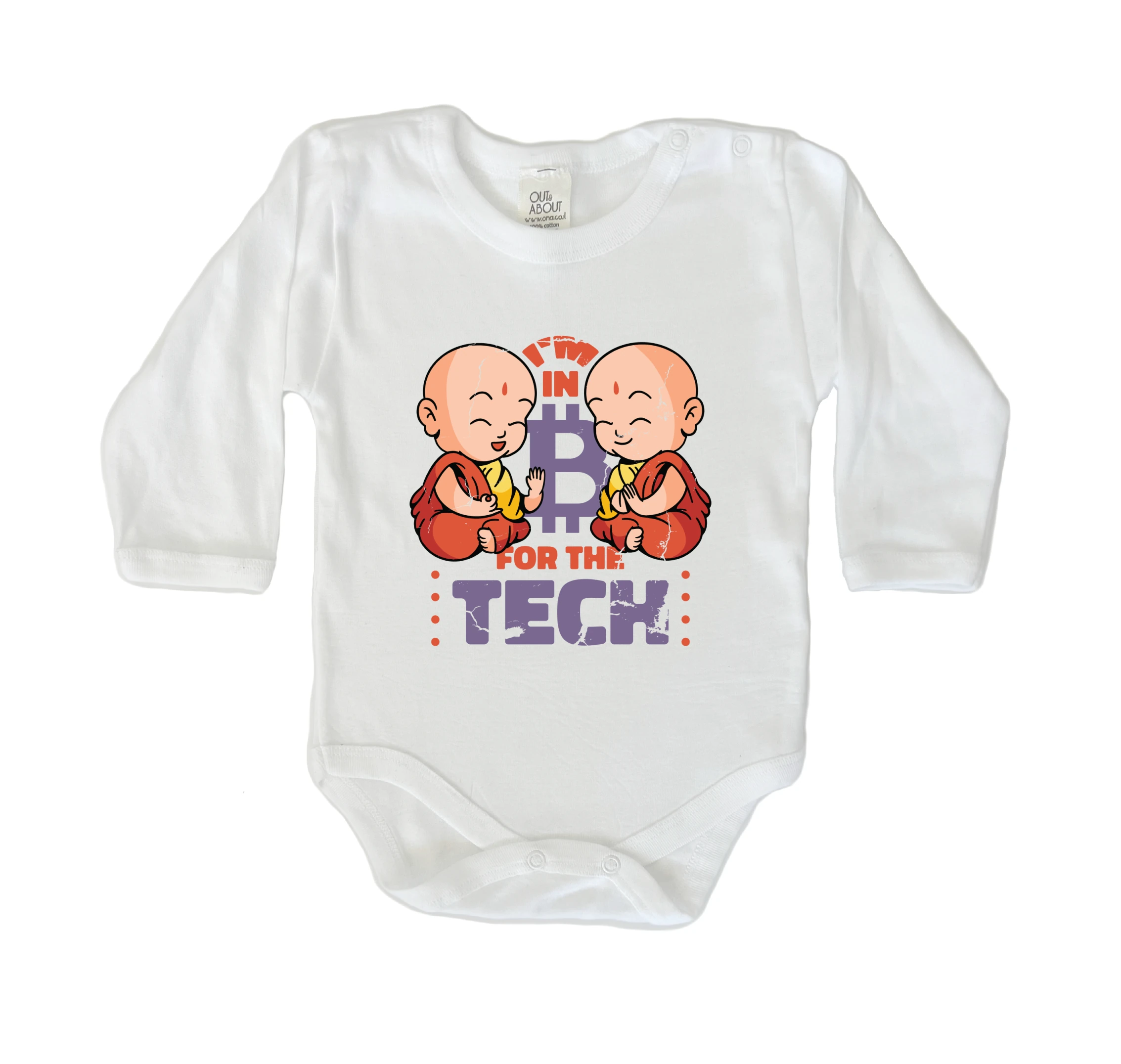 בגד גוף Bitcoin for the tech בגד גוף Bitcoin for the tech