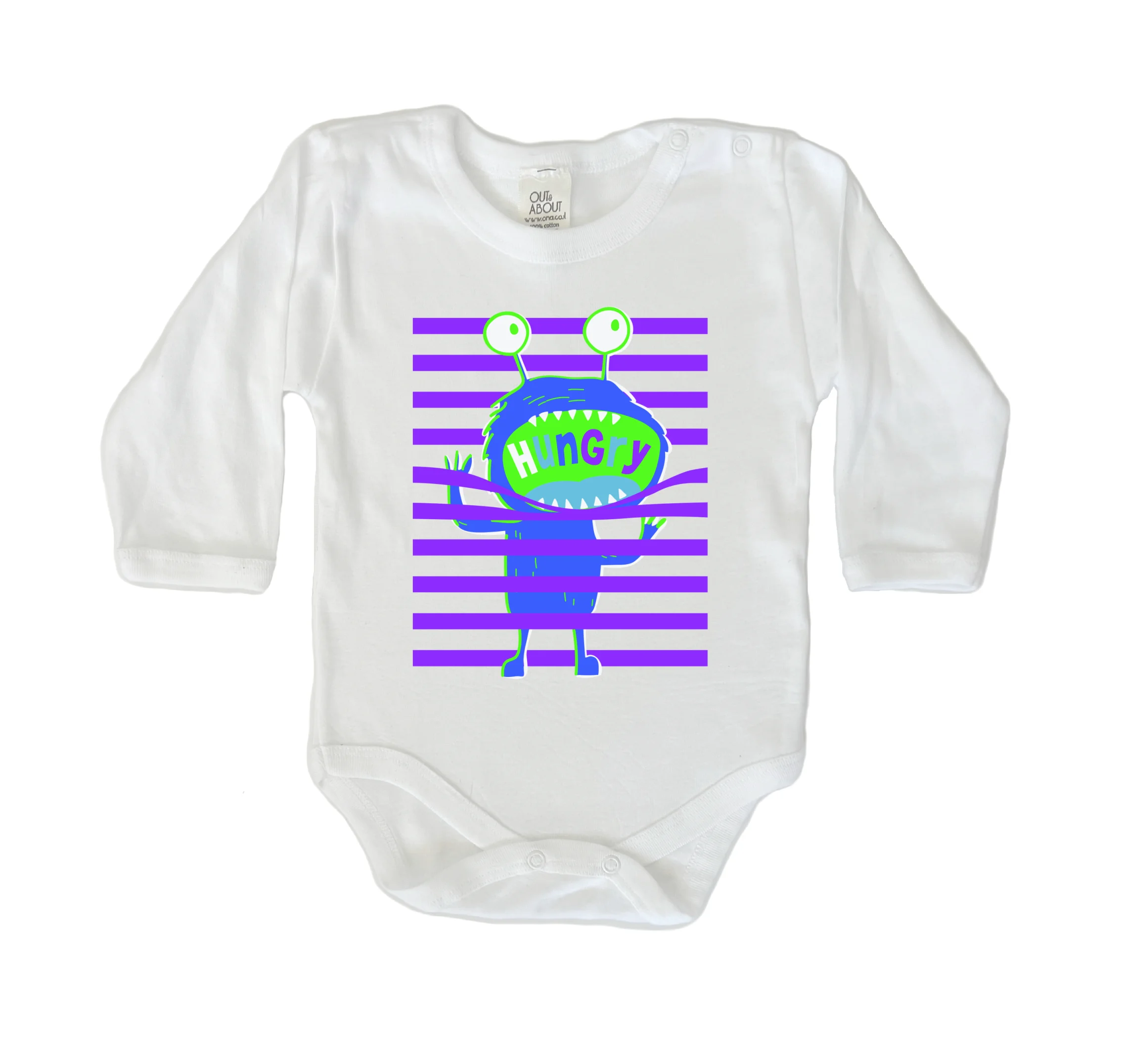 בגד גוף מפלצת בחלון