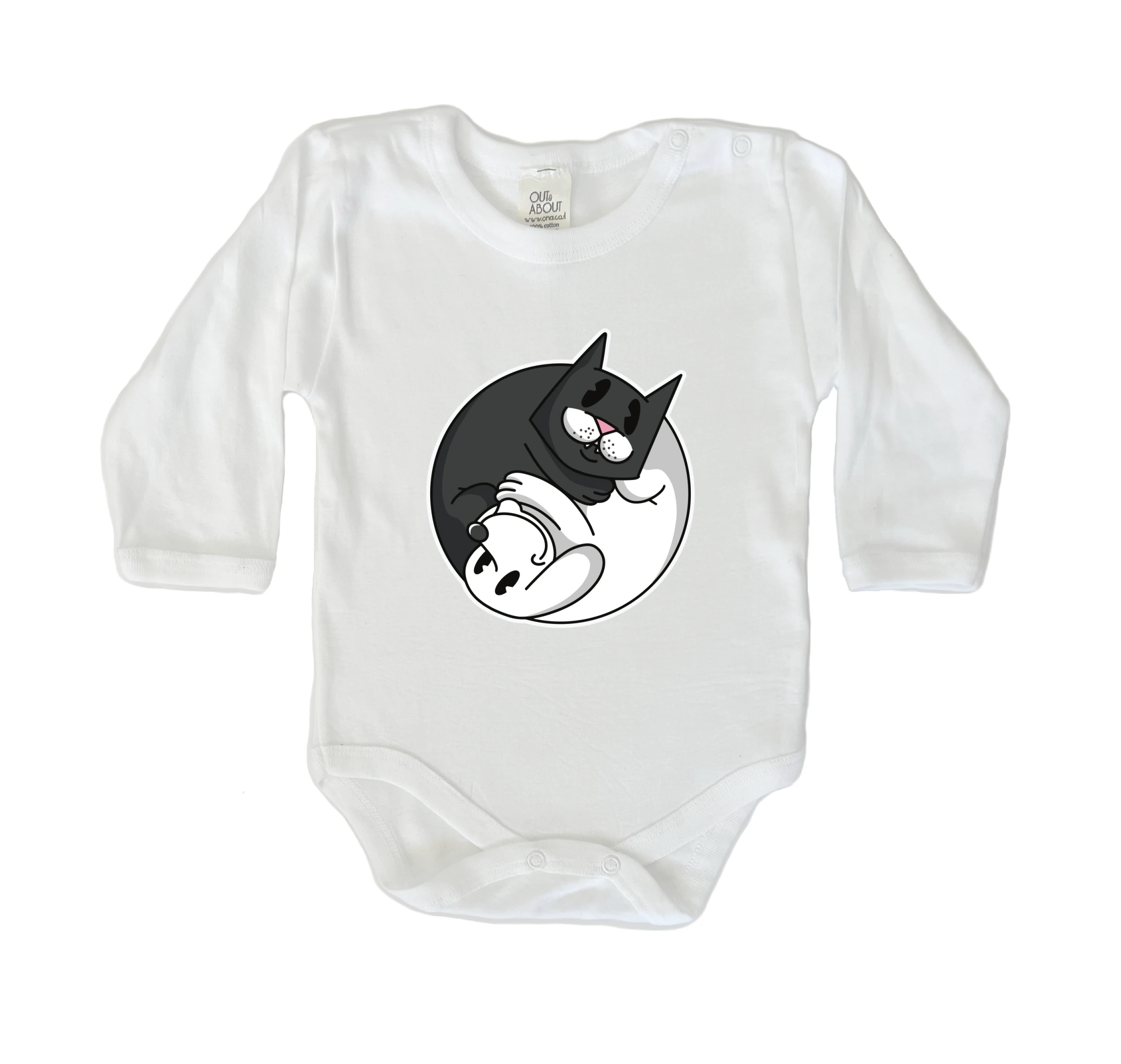 בגד גוף יין ויאנג בגד גוף יין ויאנג