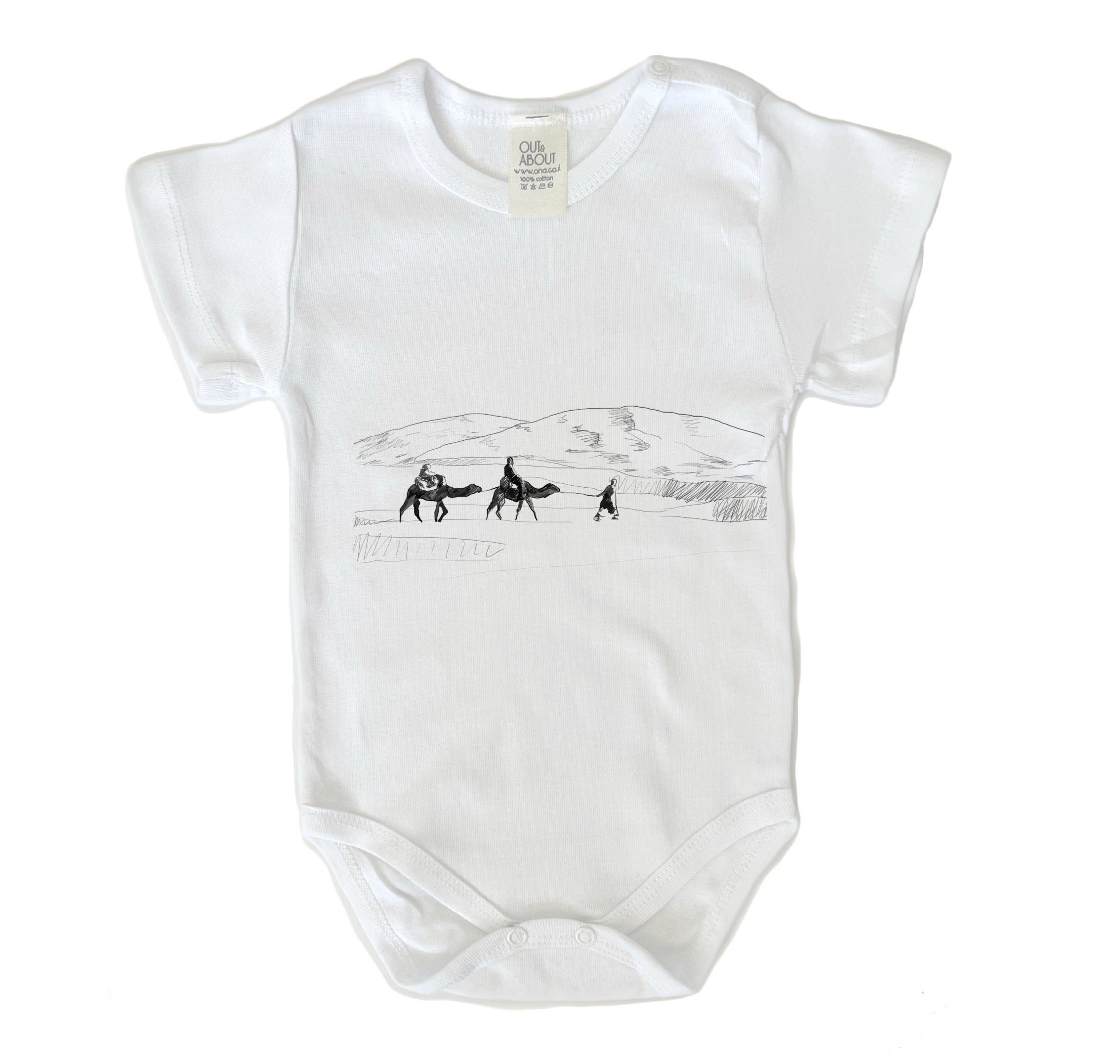 בגד גוף שיירת גמלים