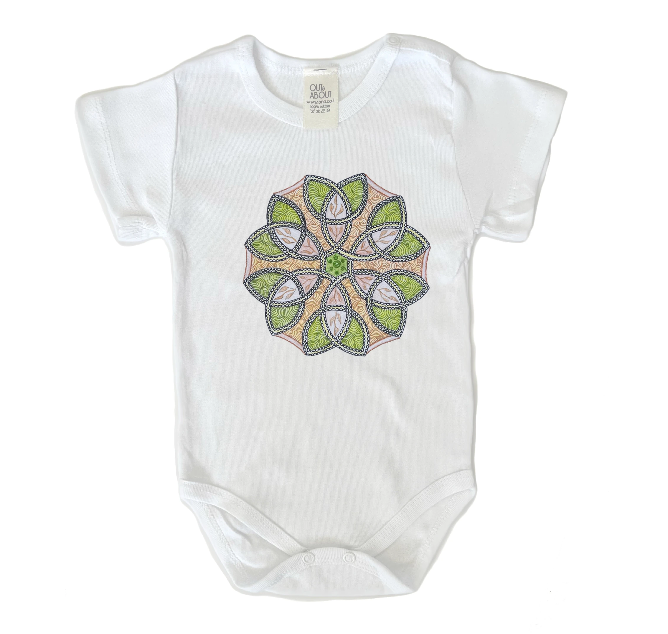 בגד גוף מנדלת עלים