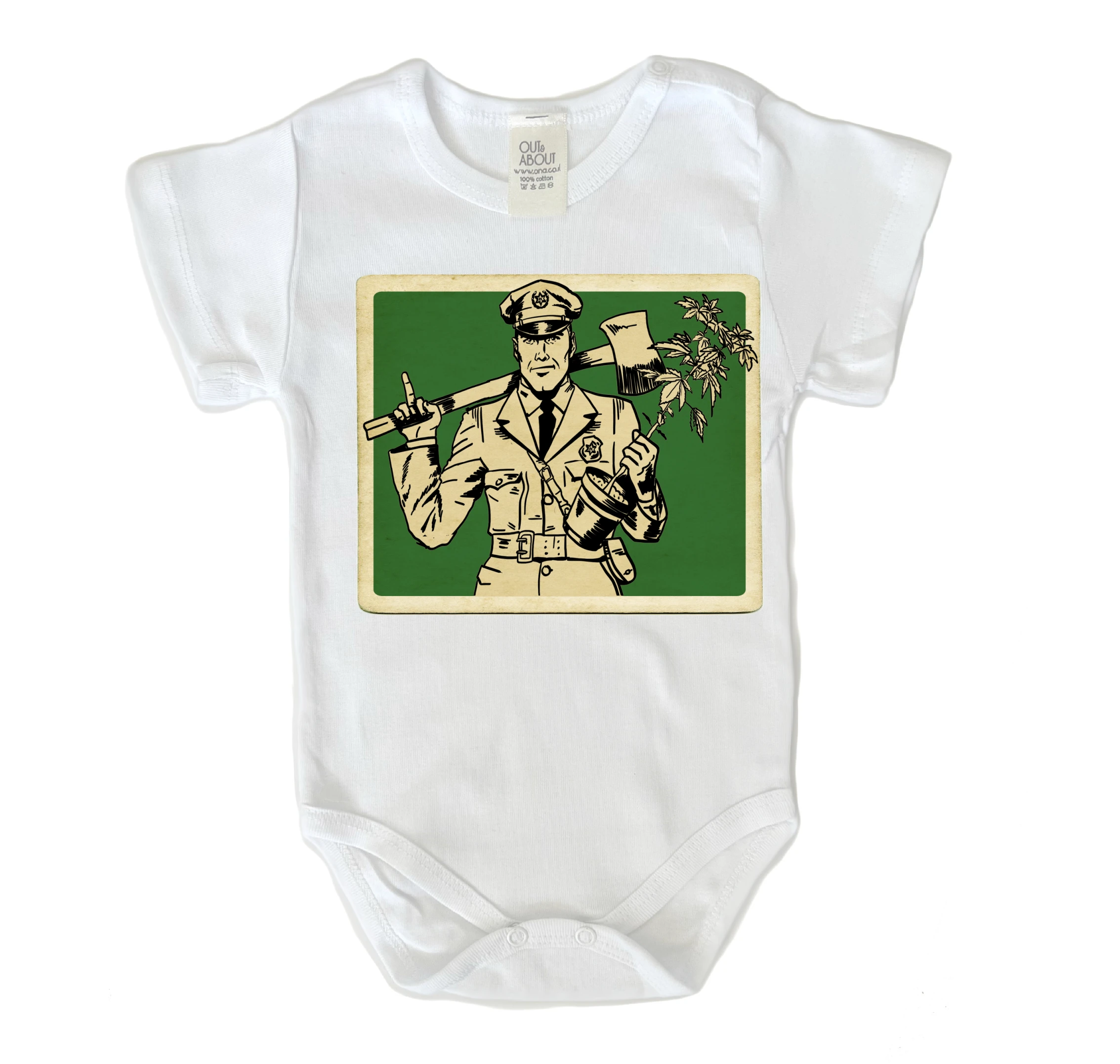 בגד גוף שוטר ועציץ בגד גוף שוטר ועציץ