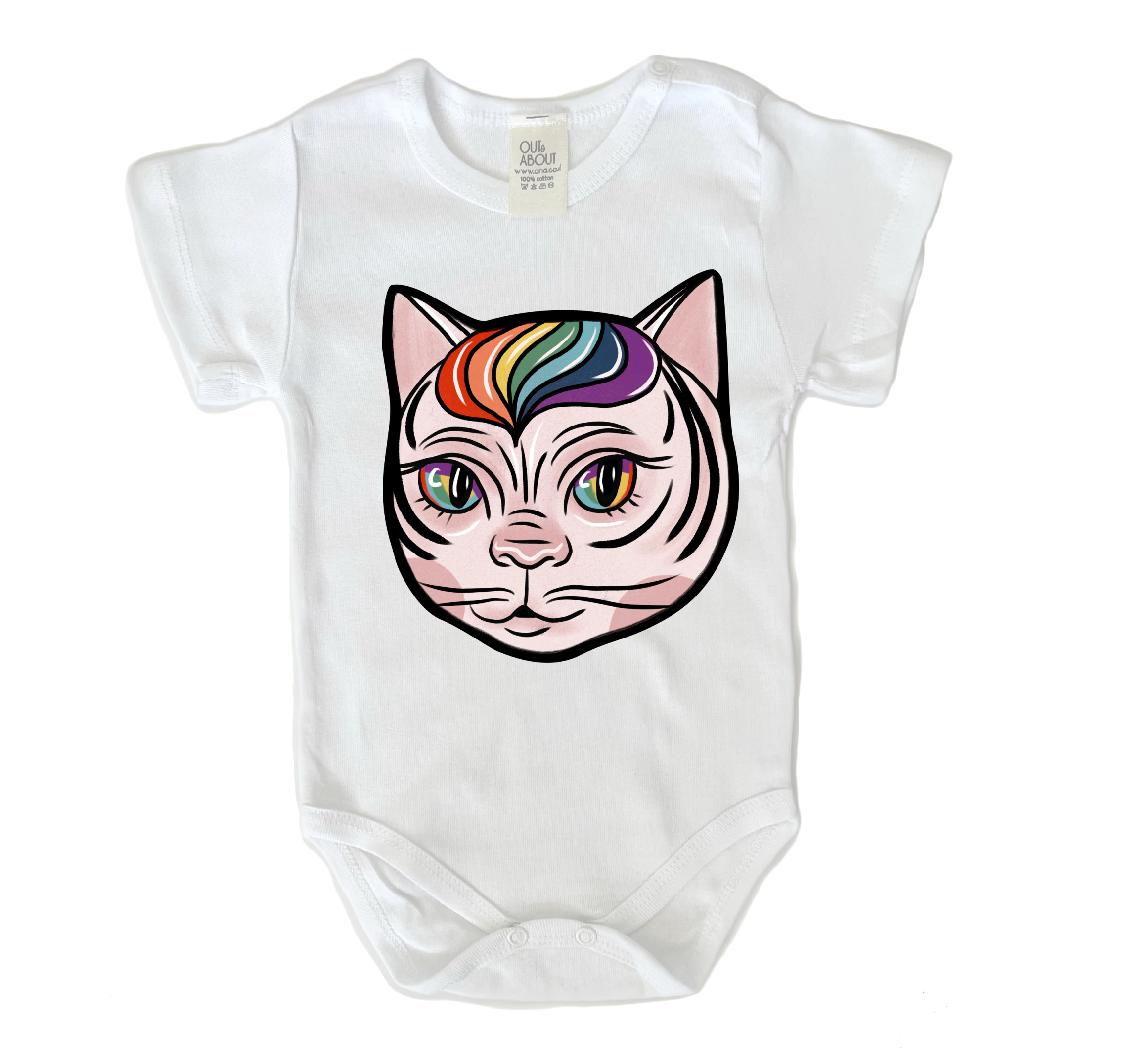 בגד גוף catrainbow בגד גוף catrainbow