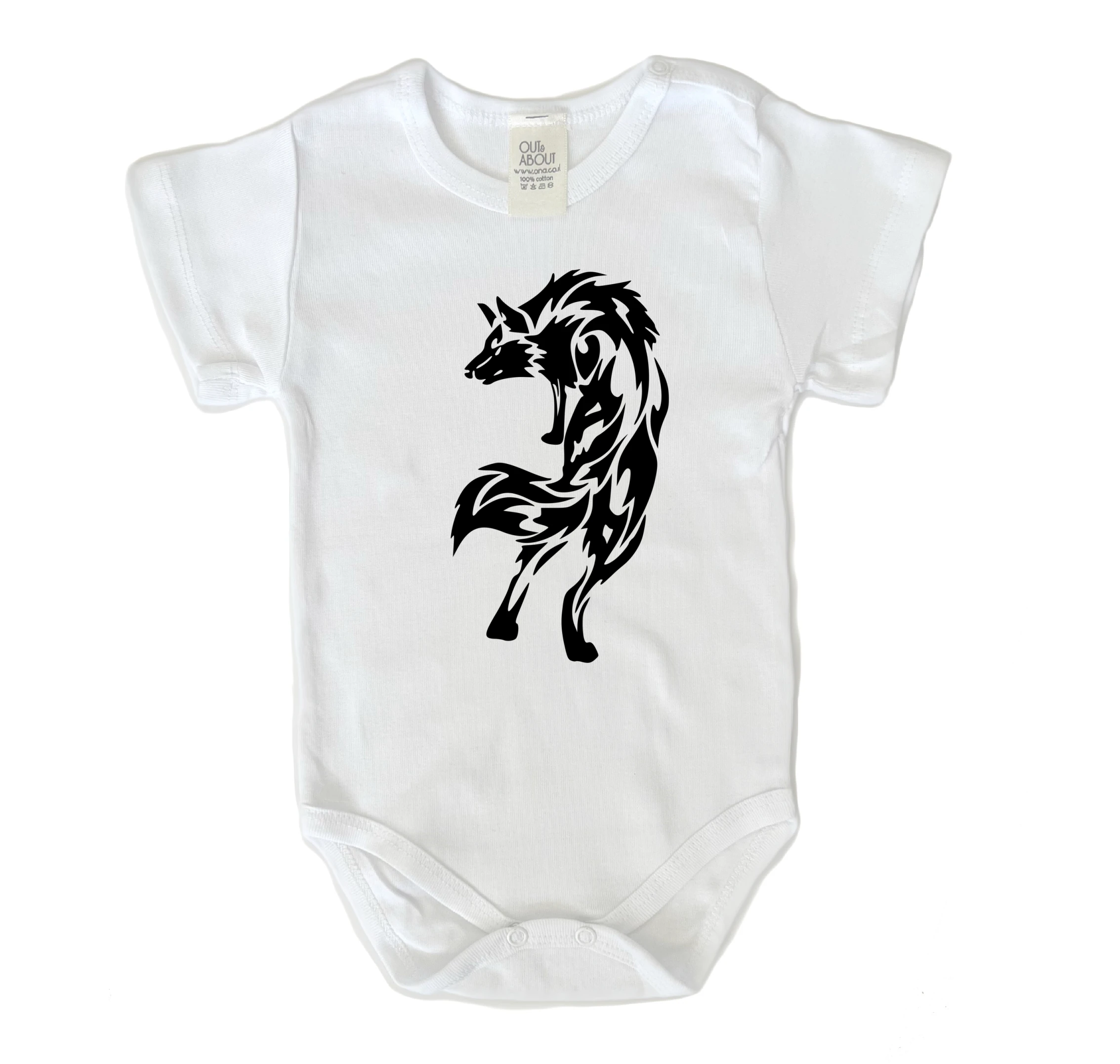 בגד גוף קעקוע זאב בגד גוף קעקוע זאב