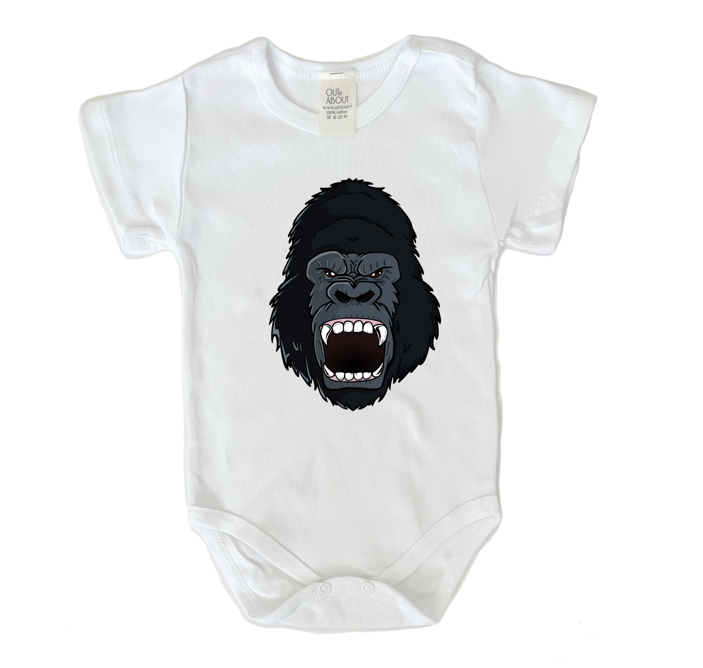בגד גוף גורילה גדולה בגד גוף גורילה גדולה
