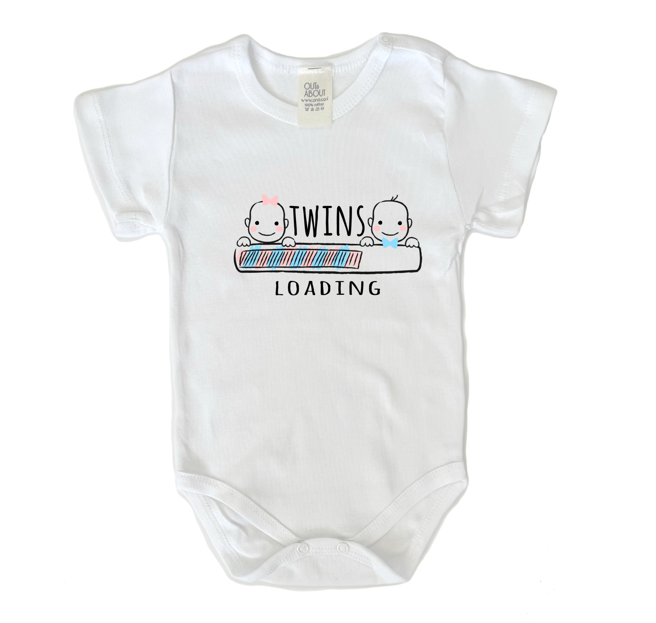 בגד גוף טוען אחים תאומים