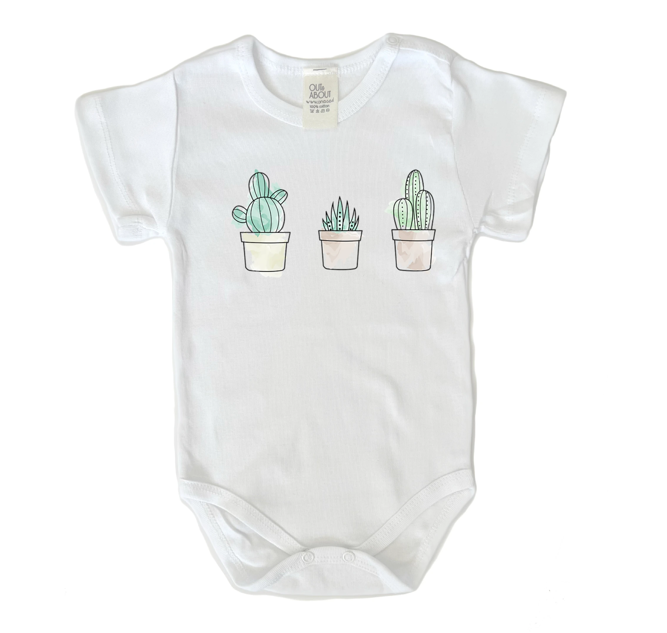 בגד גוף שלישיית קקטוסים