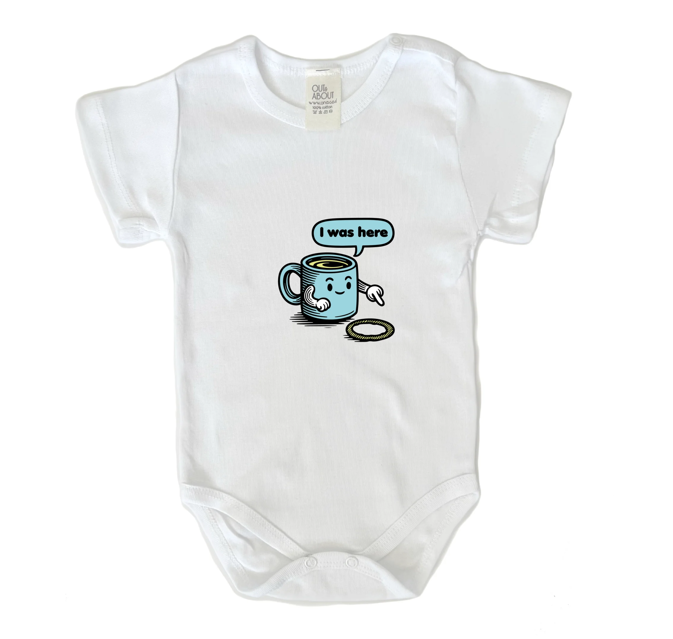 בגד גוף כתם קפה בלי קוסטר