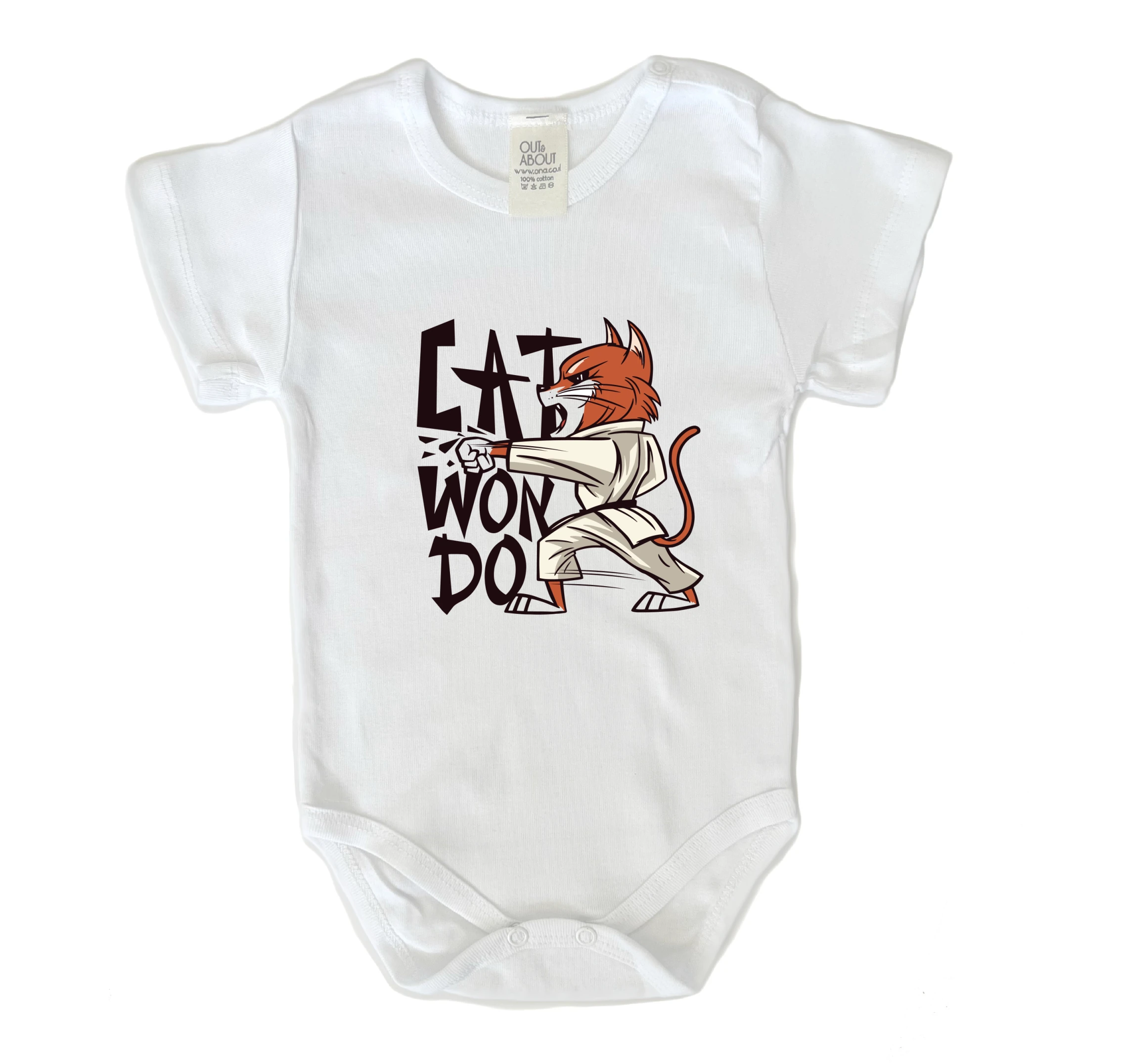 בגד גוף חתול קאטוונדו בגד גוף חתול קאטוונדו