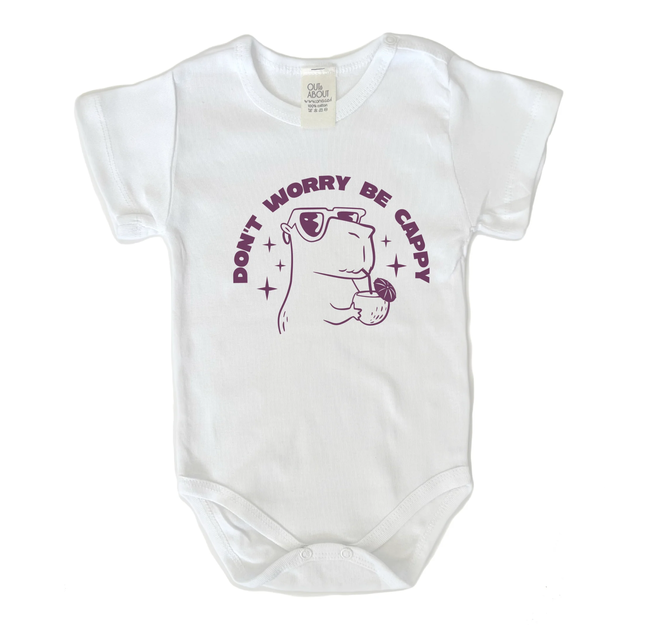 בגד גוף dont worry be cappy