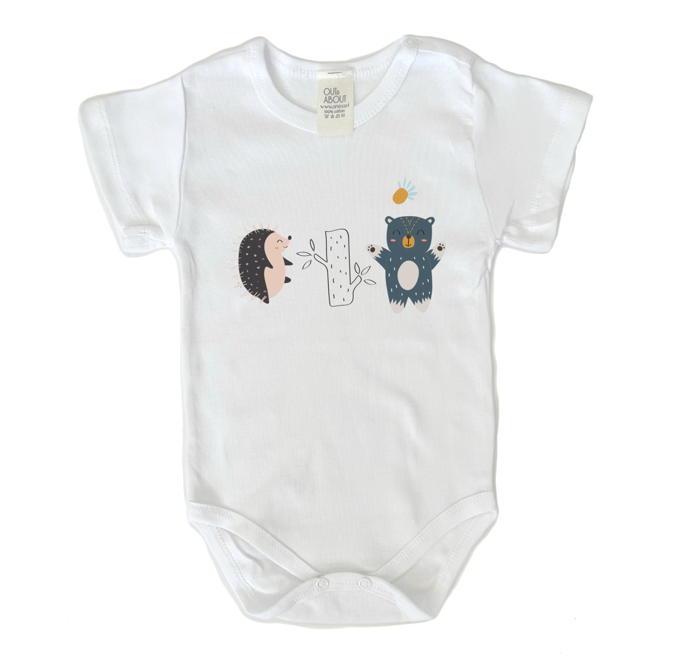 בגד גוף חיות יער רוקדות 2 בגד גוף חיות יער רוקדות 2