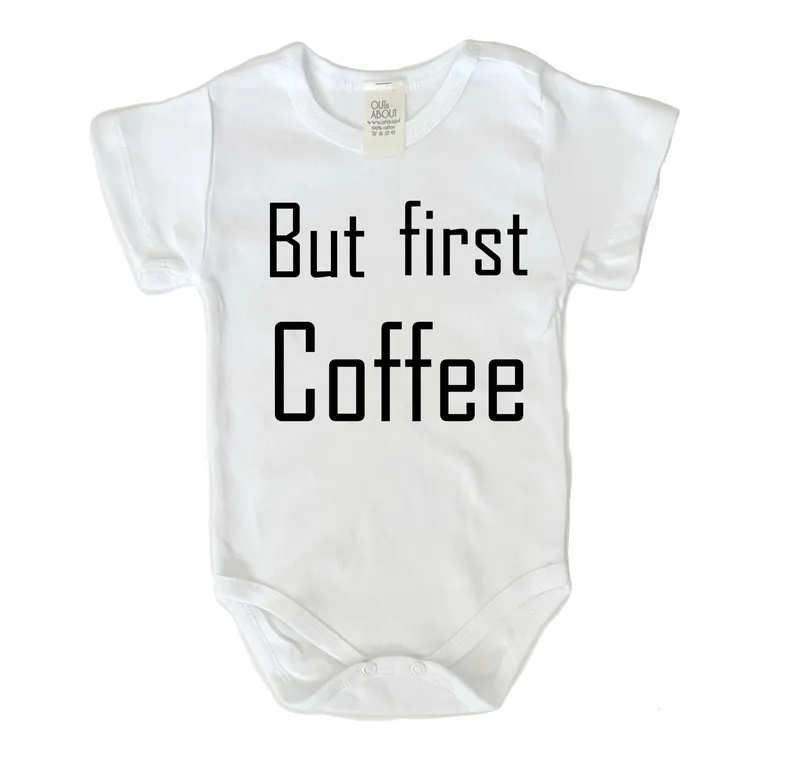 בגד גוף first coffee