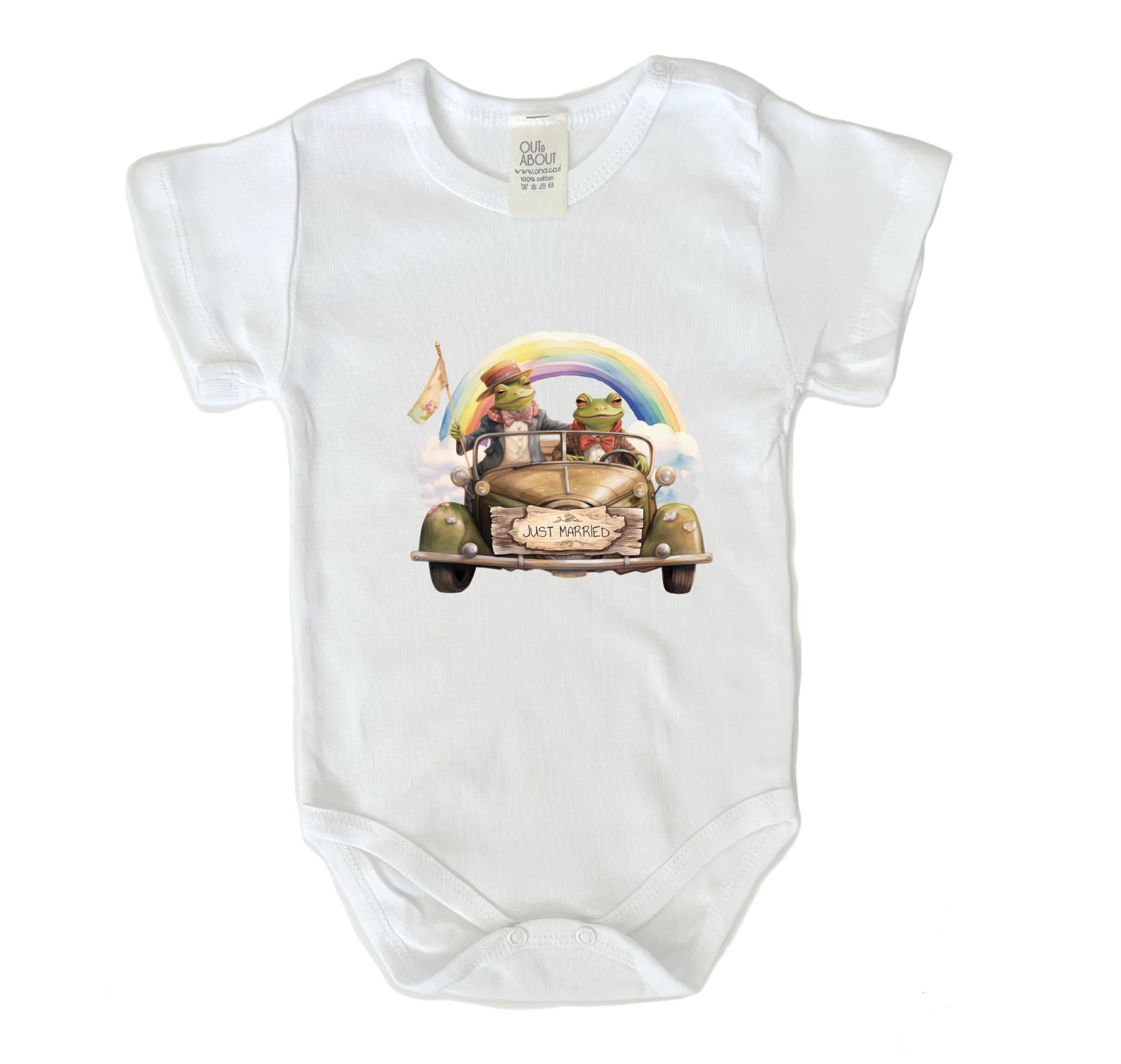 בגד גוף just married