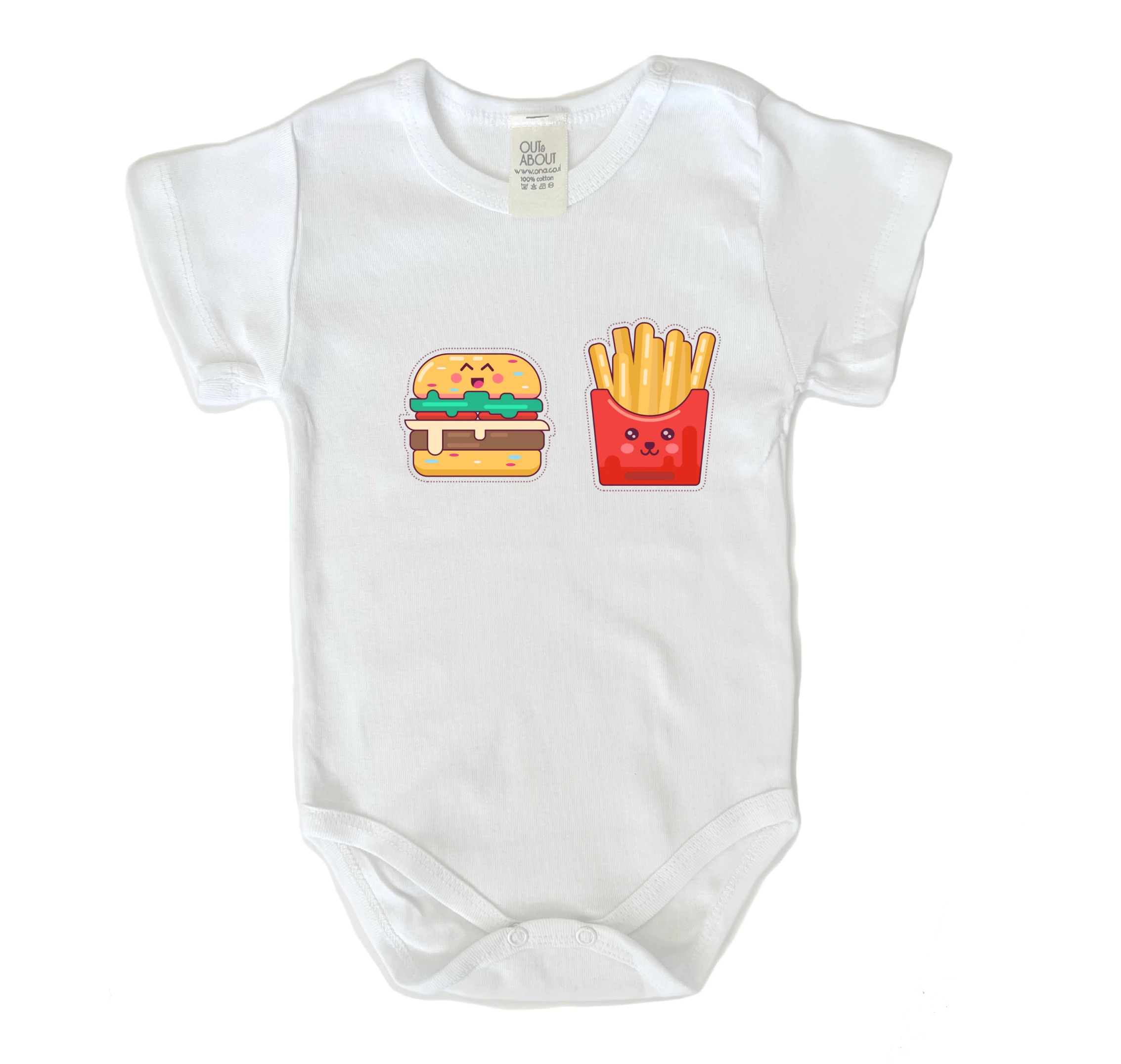 בגד גוף kawaii fast food