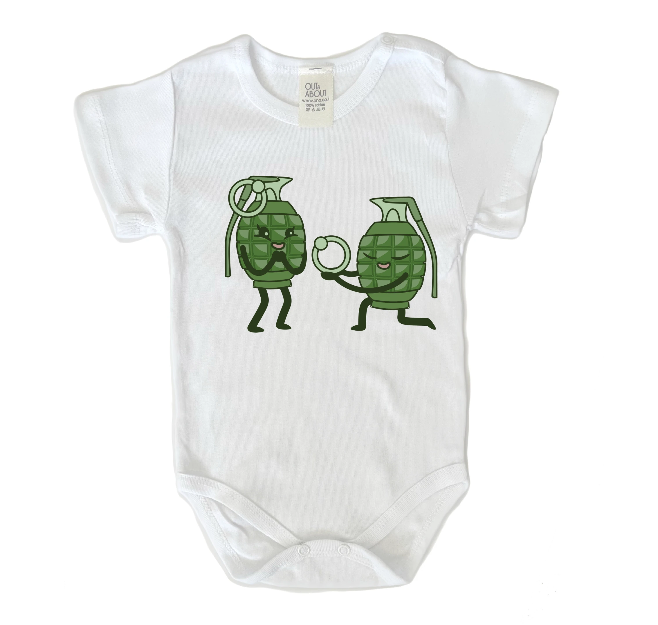 בגד גוף רימון יד מאוהב בגד גוף רימון יד מאוהב