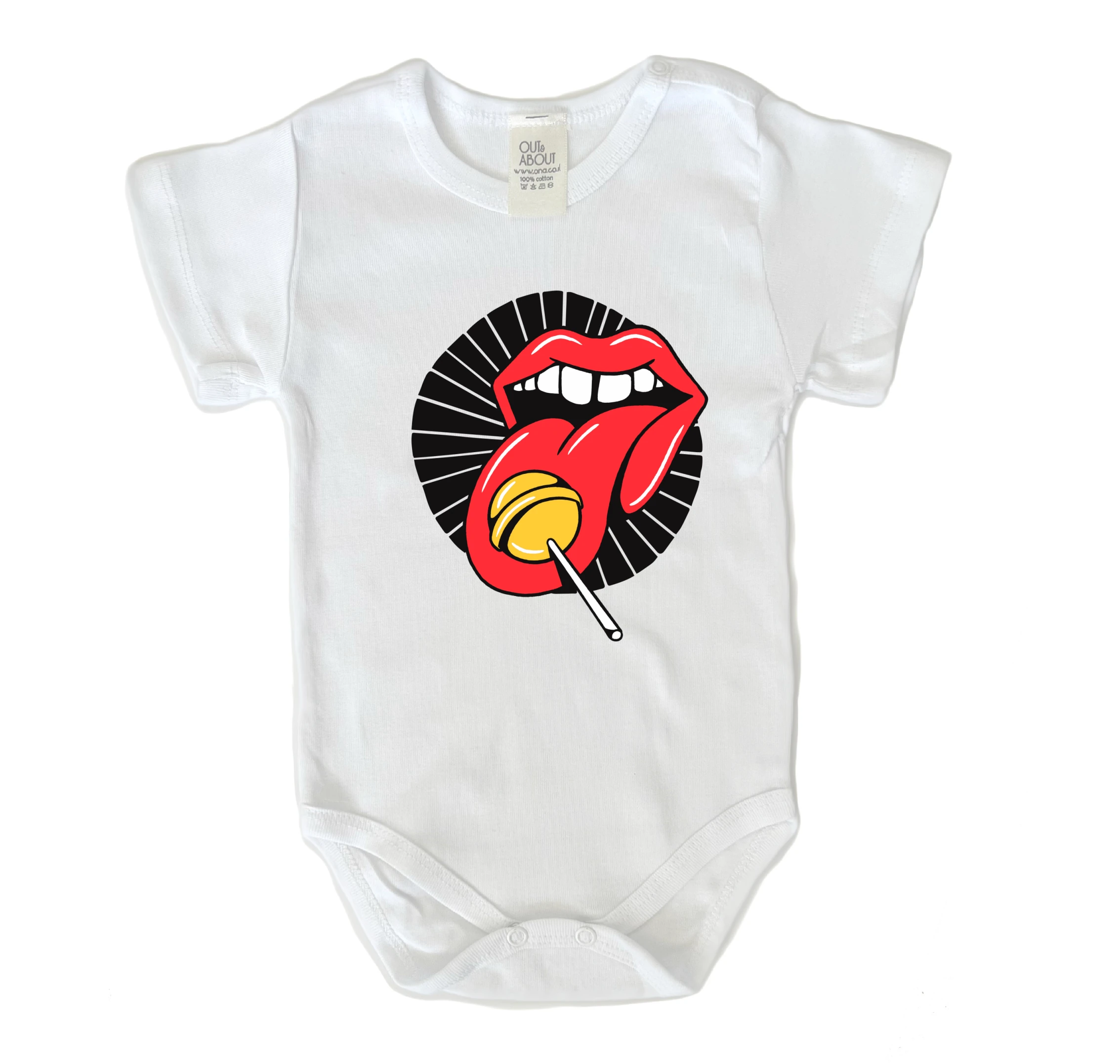 בגד גוף סוכריה על מקל בגד גוף סוכריה על מקל