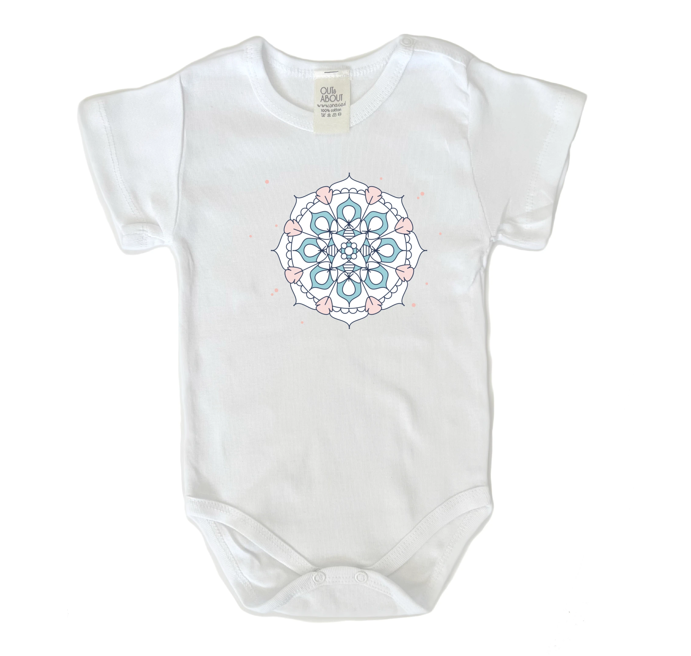 בגד גוף מנדלה פסטל