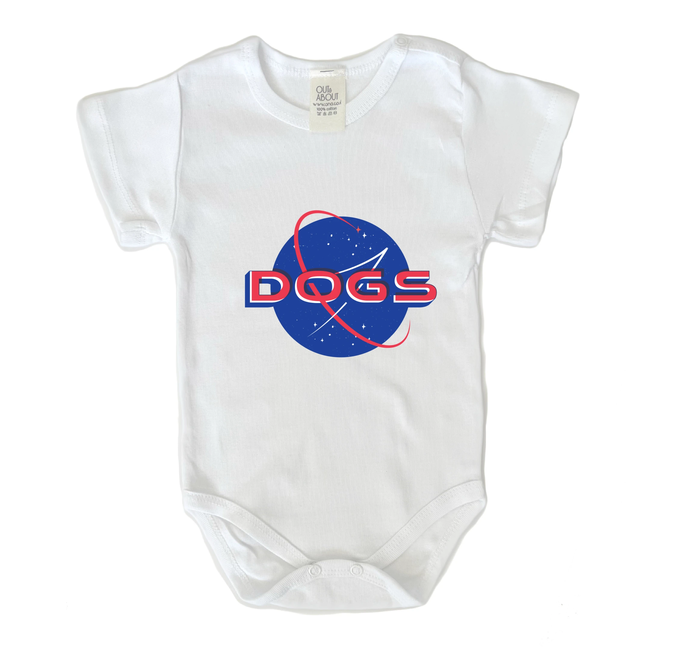 בגד גוף nasa dogs בגד גוף nasa dogs