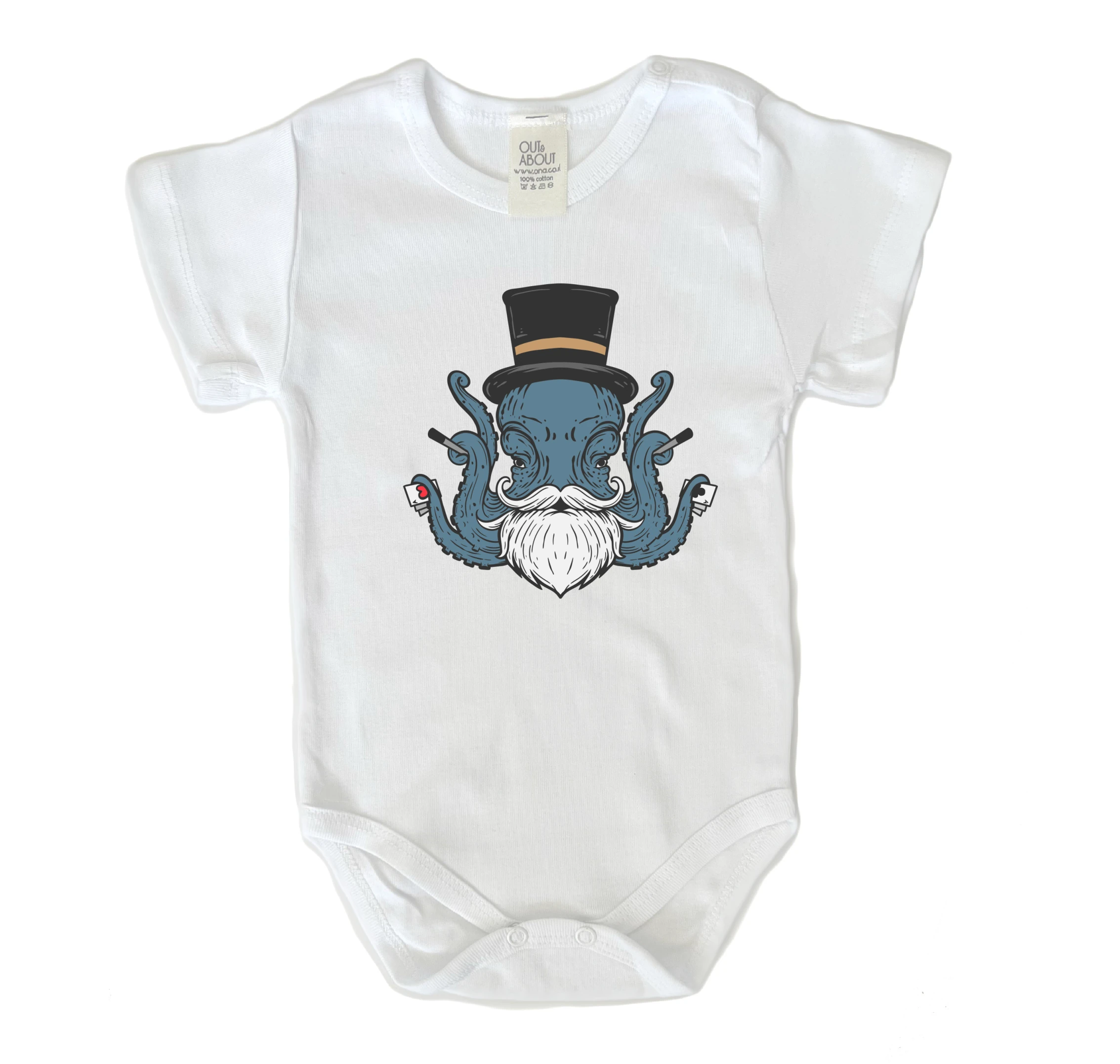 בגד גוף תמנון קוסם בגד גוף תמנון קוסם