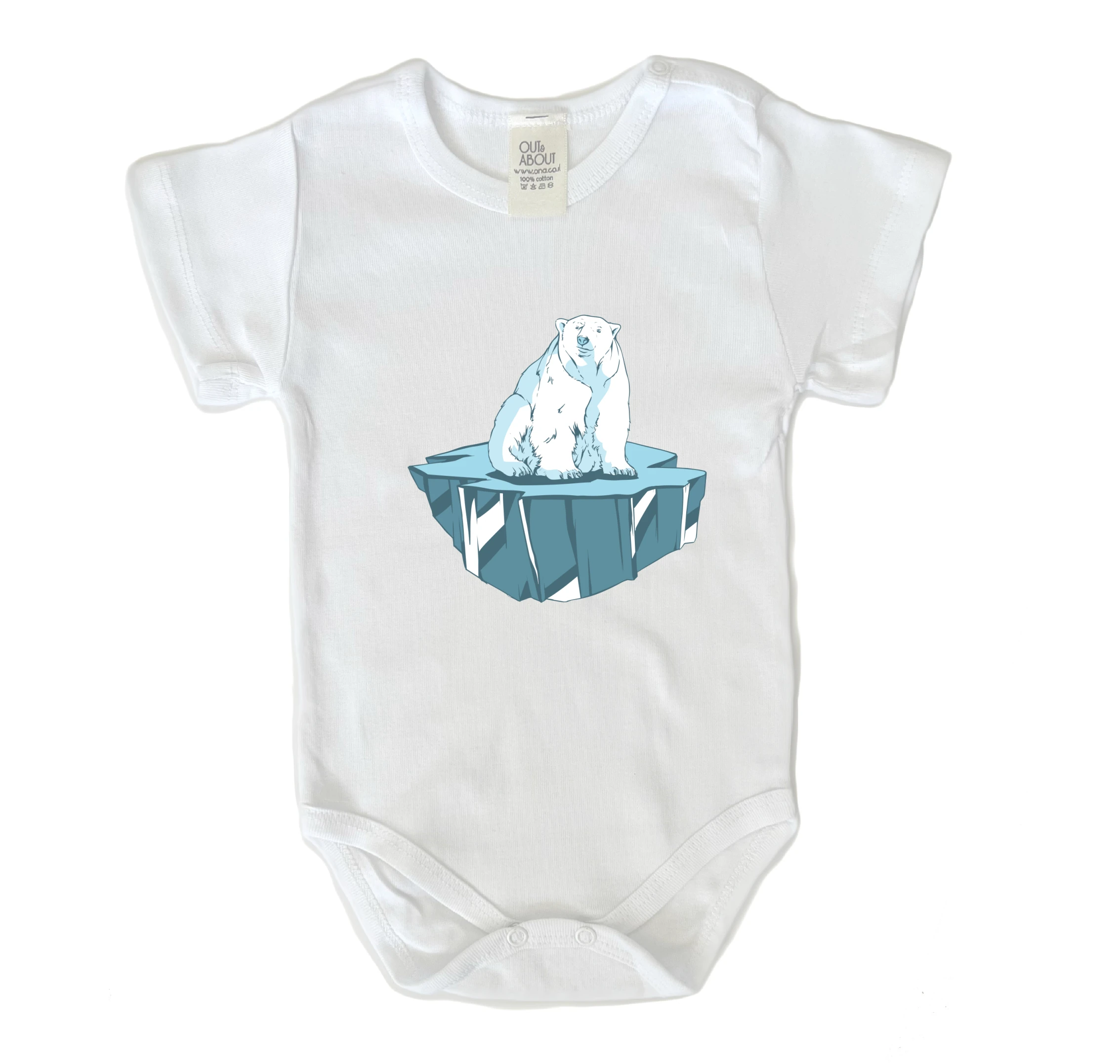 בגד גוף דב על קרחון בגד גוף דב על קרחון