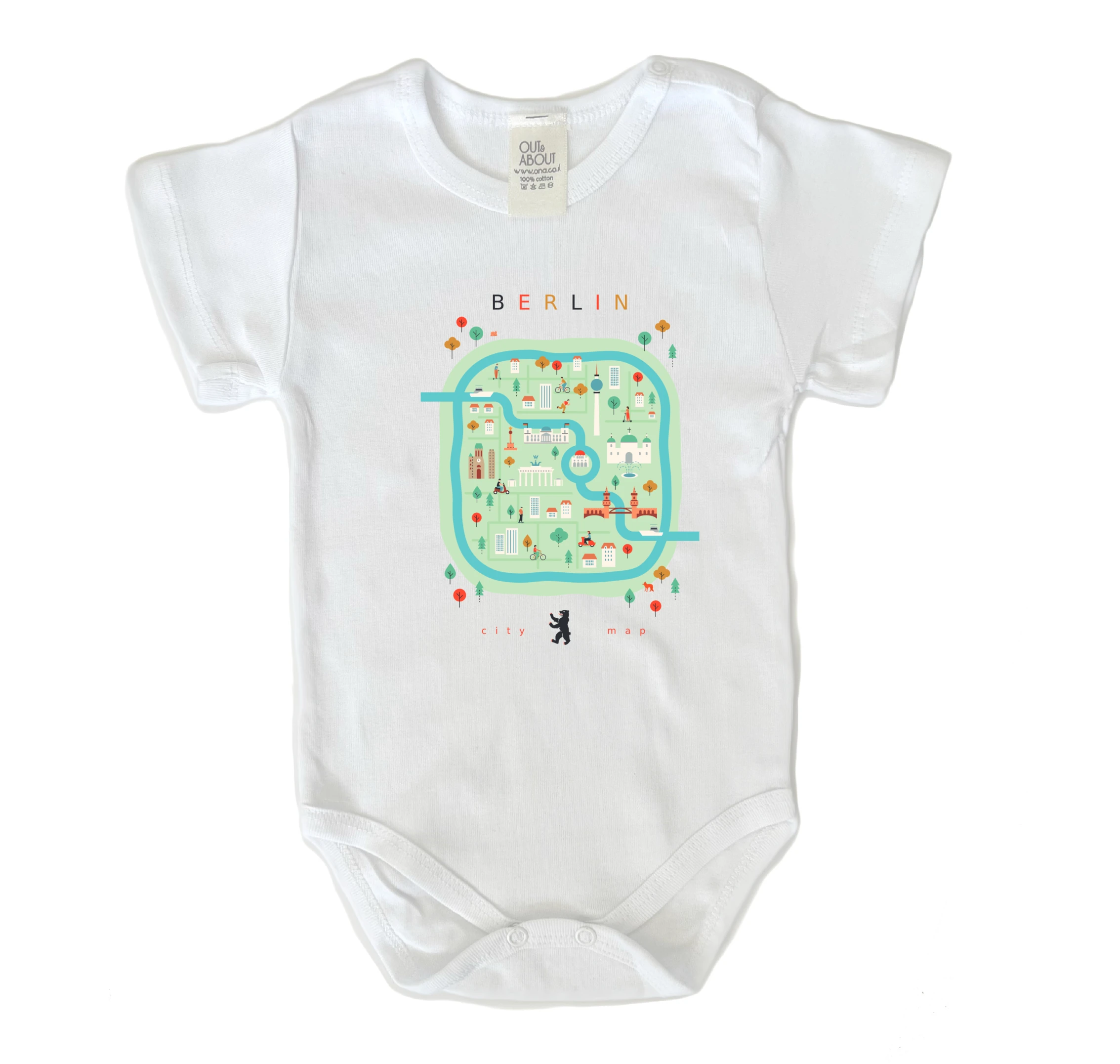 בגד גוף מפת ברלין בגד גוף מפת ברלין