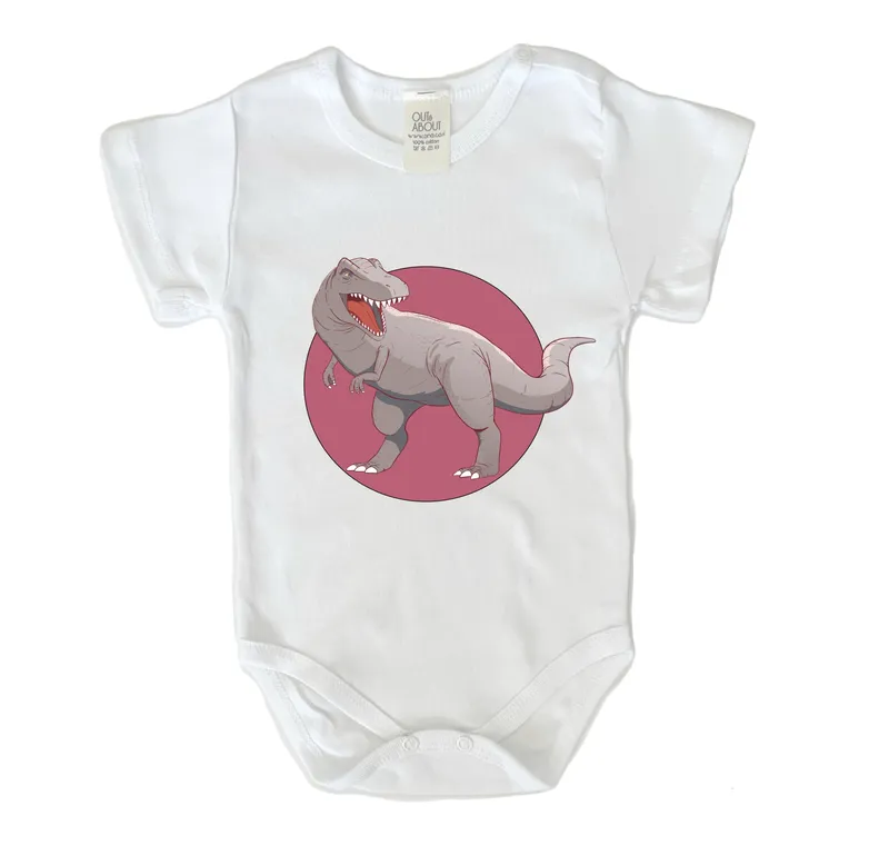 Pink T-Rex Bodysuit