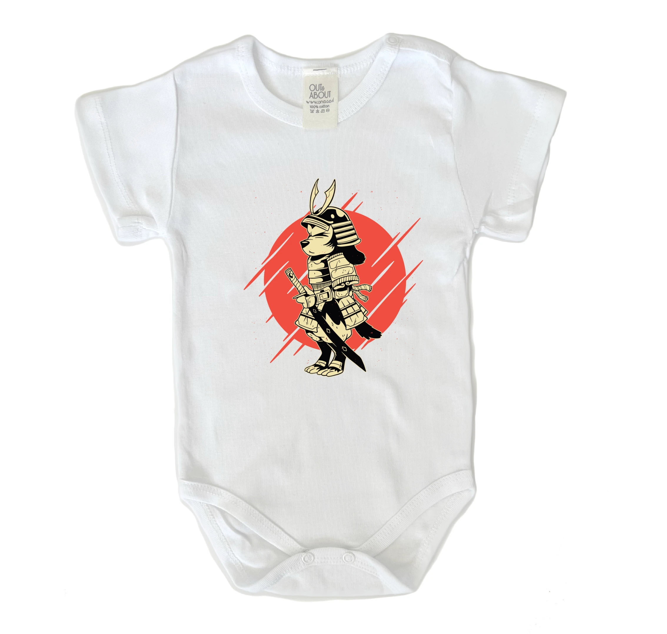 בגד גוף כלב סמוראי