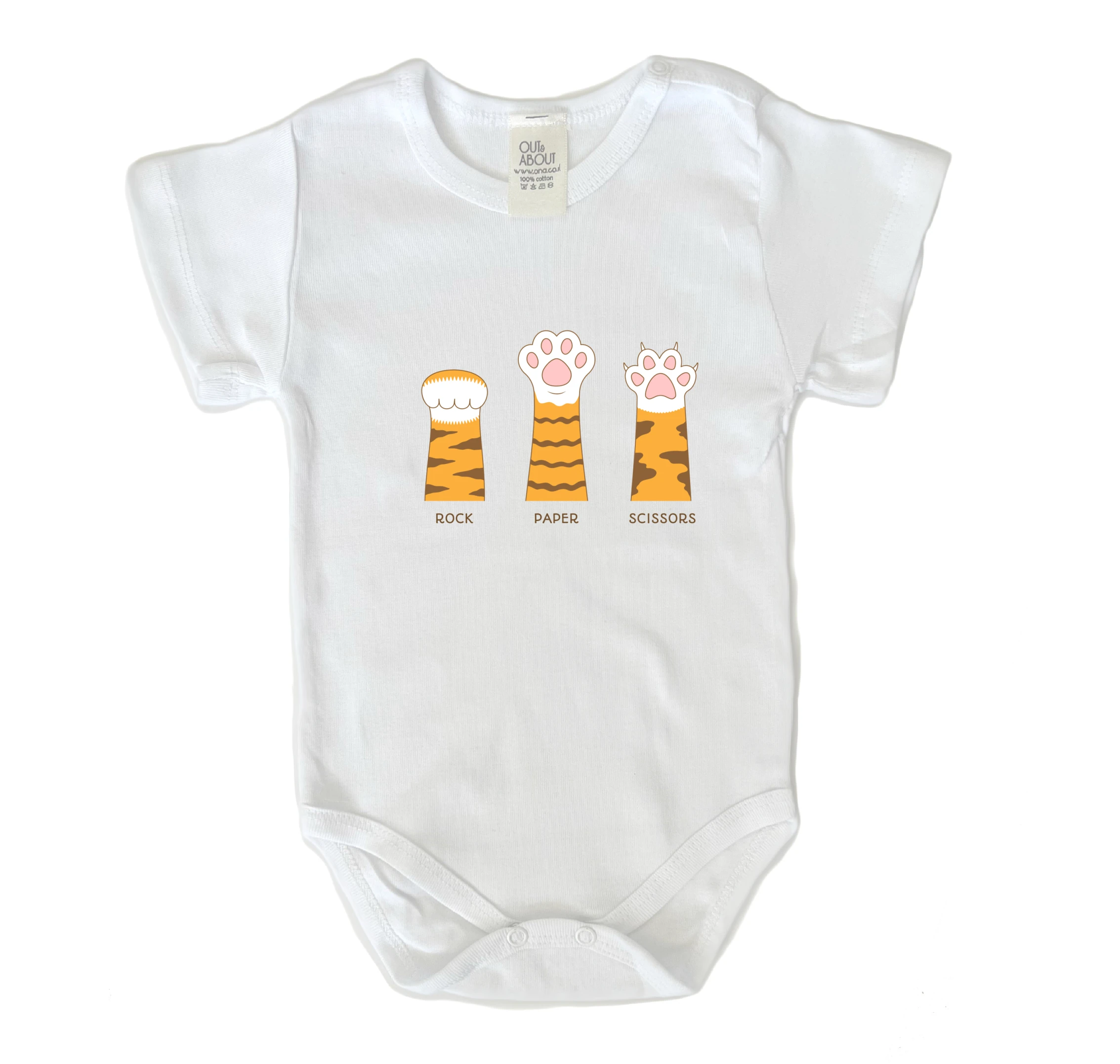 בגד גוף אבן נייר ומספריים בגד גוף אבן נייר ומספריים