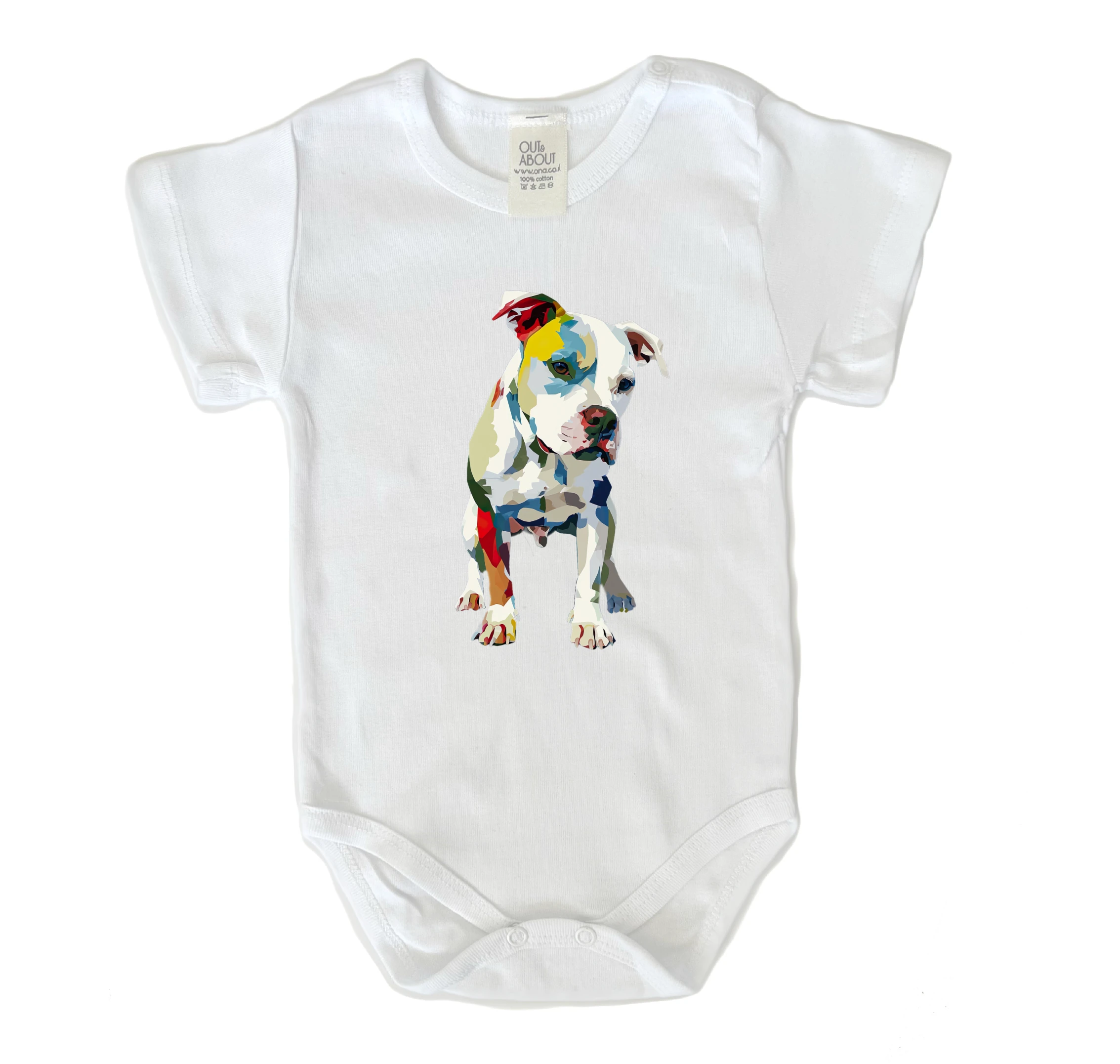 בגד גוף Triangulated dog 5 בגד גוף Triangulated dog 5