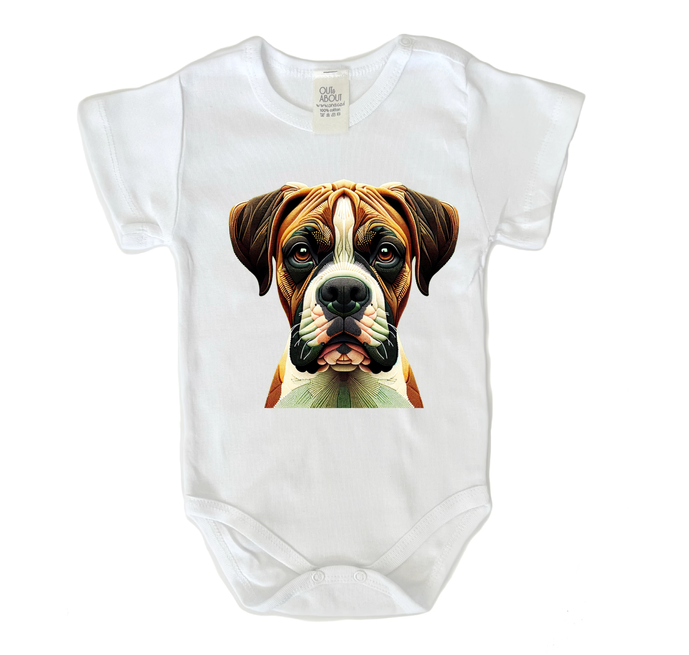 בגד גוף Triangulated dog 11 בגד גוף Triangulated dog 11