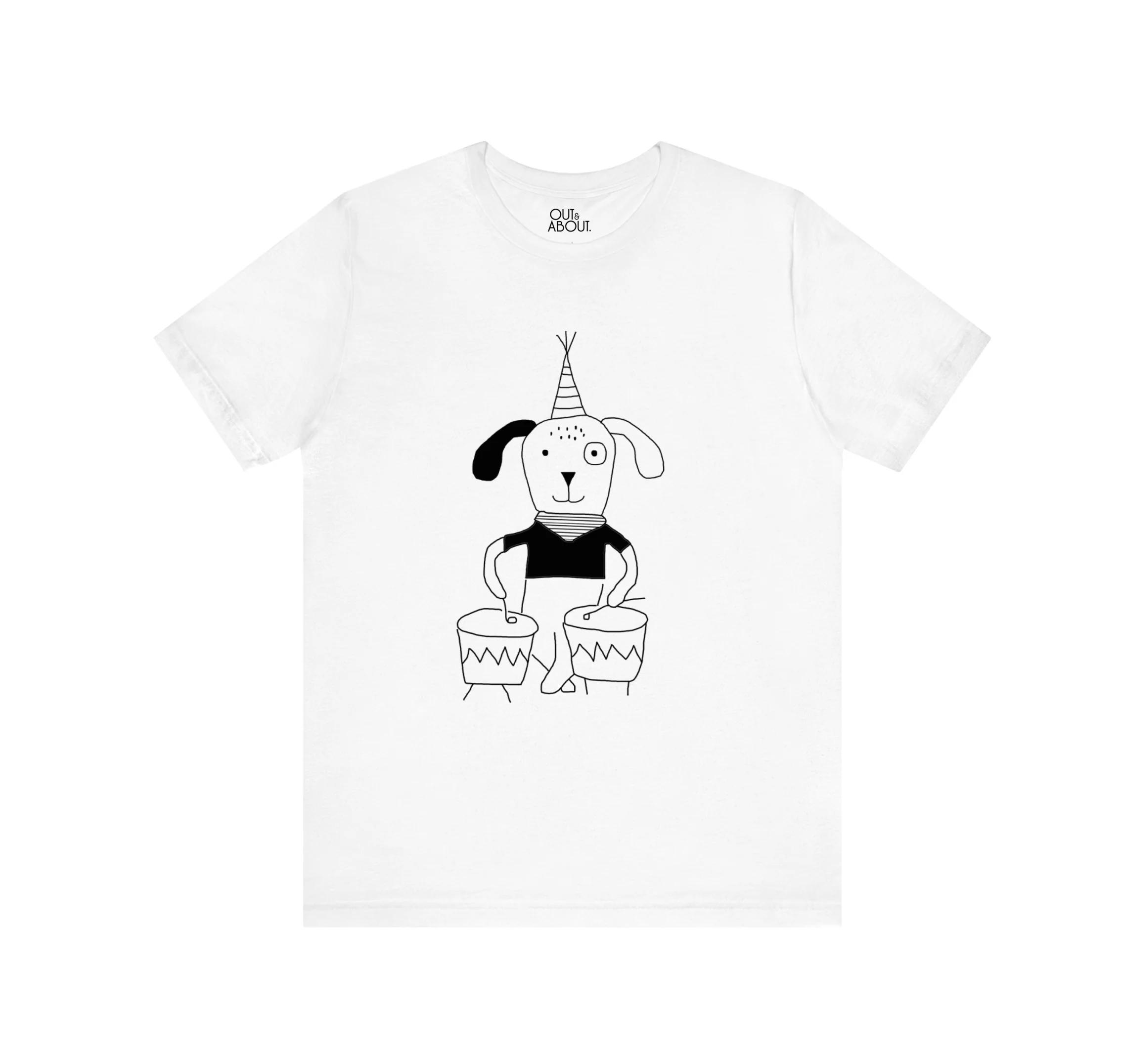 בייסיק טי כלב מתופף