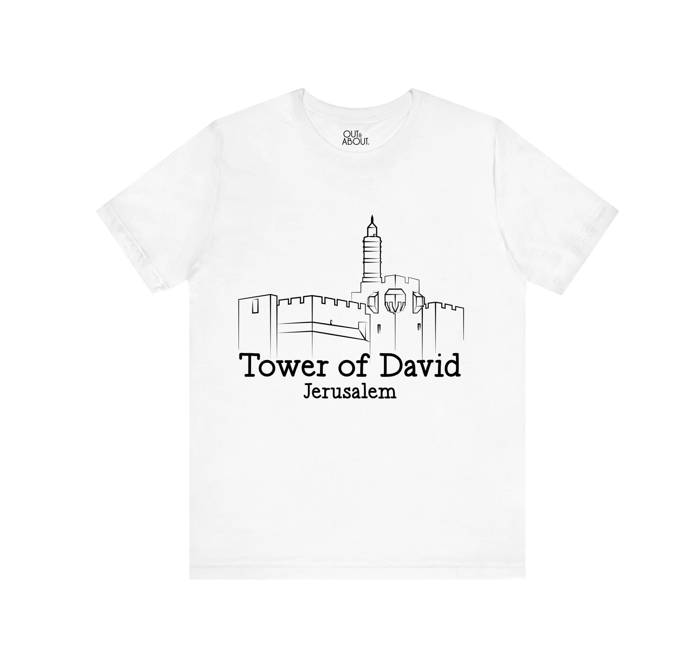 חולצה מגדל דויד חולצה מגדל דויד