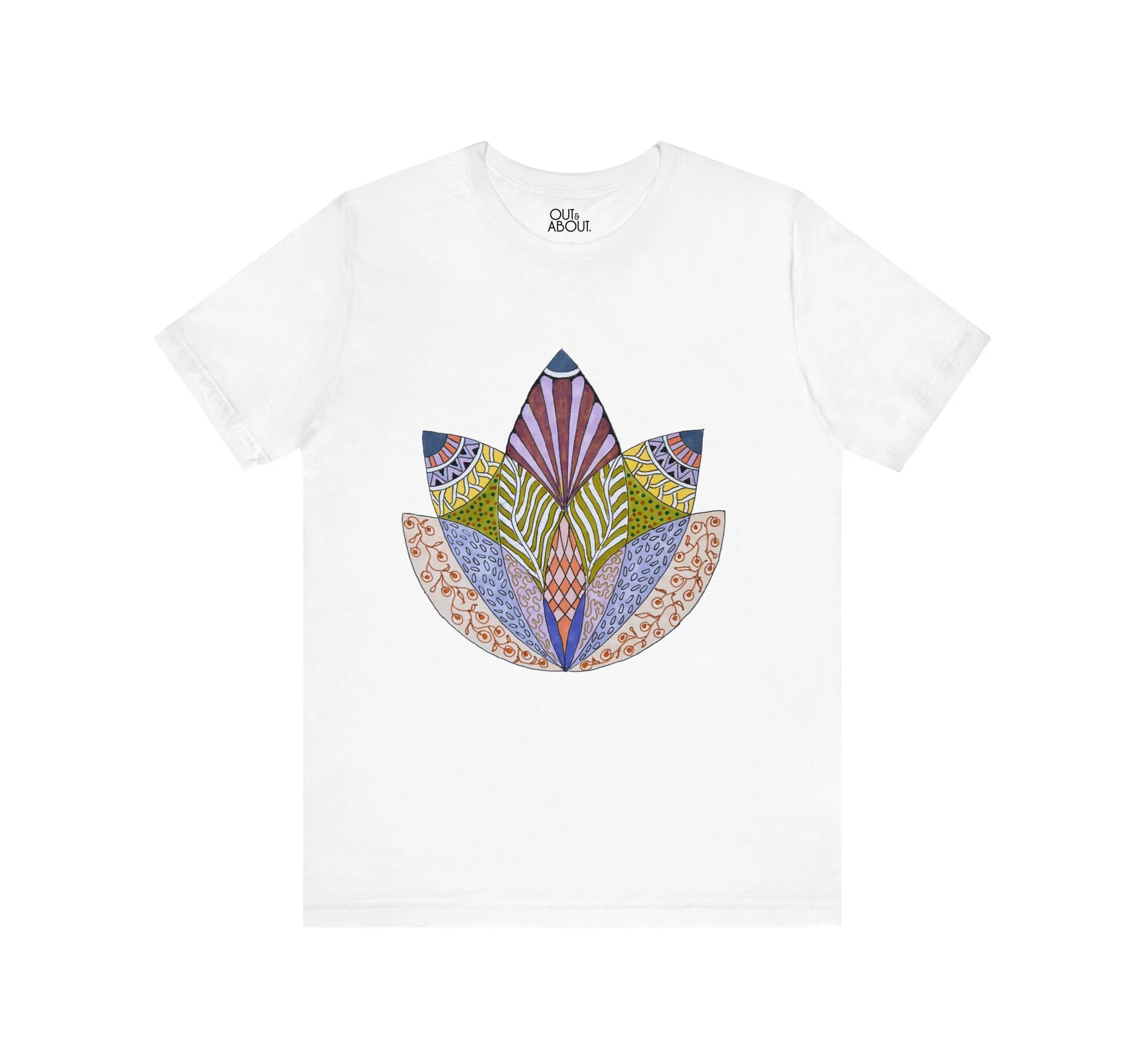 חולצה מנדלת לוטוס חולצה מנדלת לוטוס