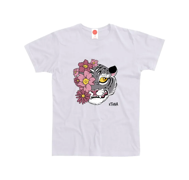 Basic Flower Tiger Tee