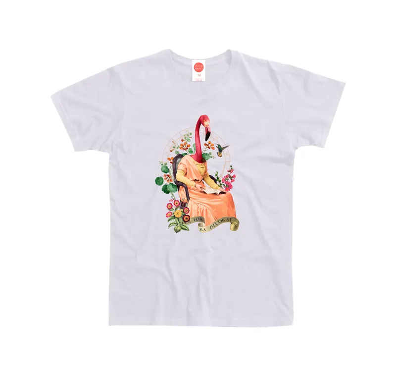 Basic T-shirt Flamingo Surreal